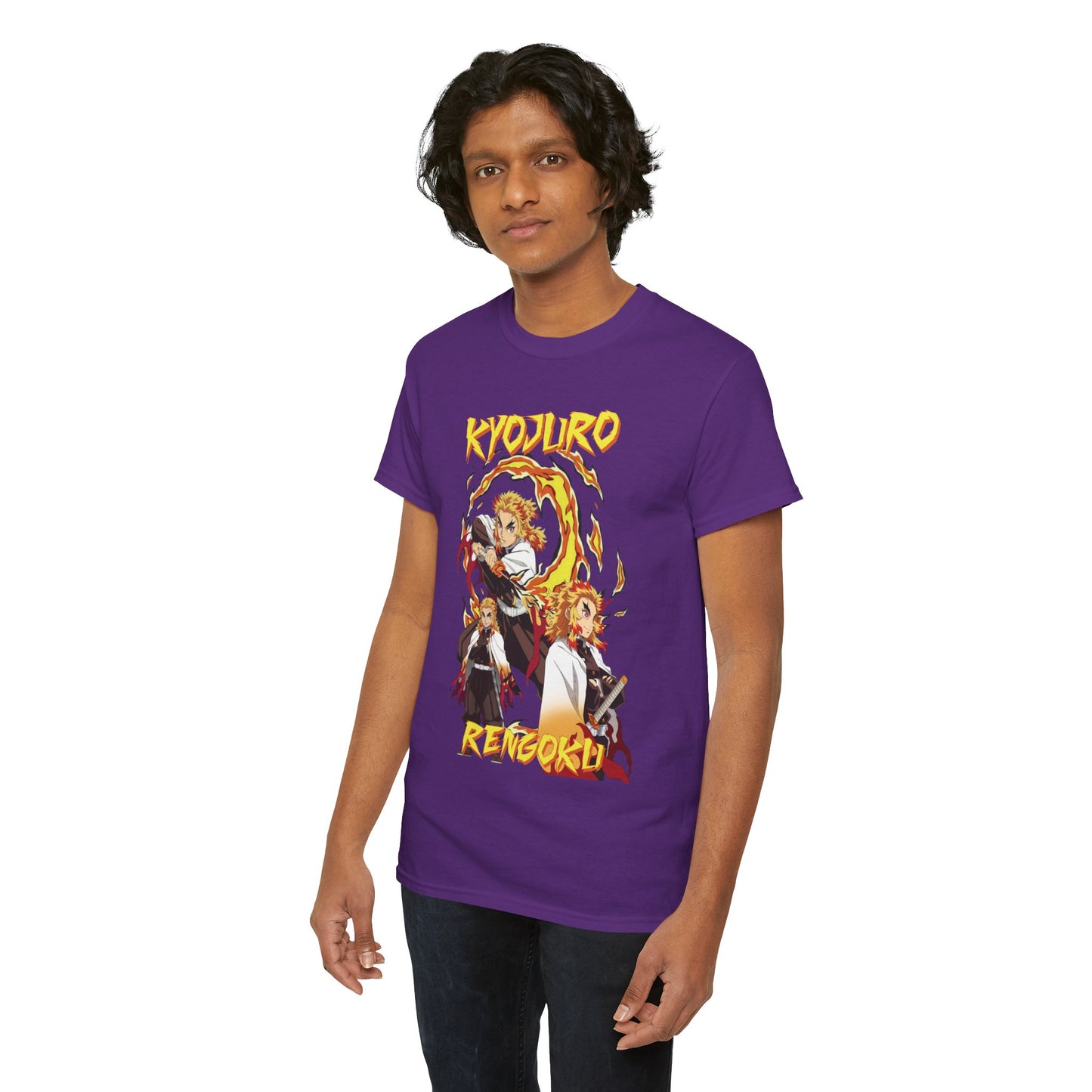 Kyojuro Rengoku Flame Hashira T-Shirt | Demon Slayer Anime Streetwear Tee