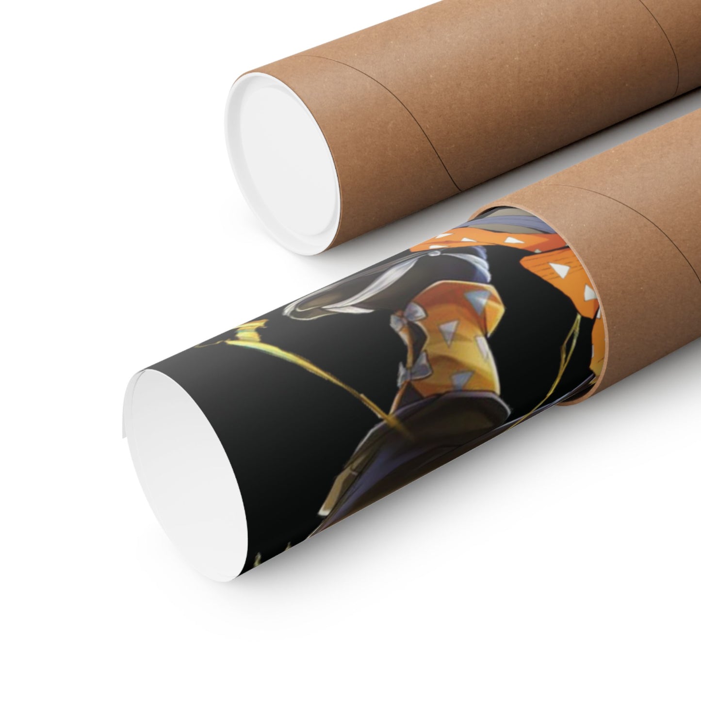 Zenitsu Agatsuma Poster | Demon Slayer Thunder Breathing Matte Wall Art