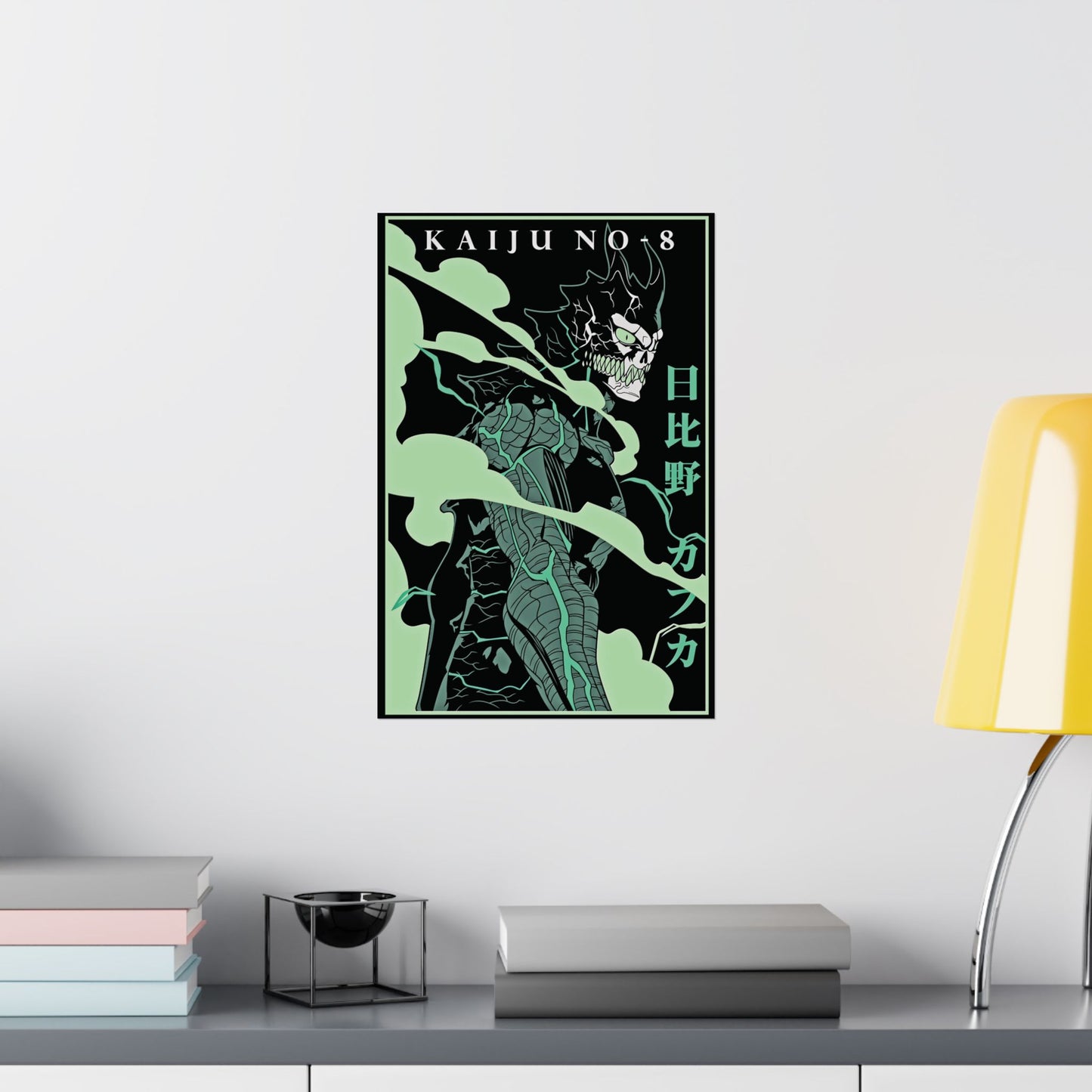Kaiju Aura Matte Vertical Poster | Kaiju No. 8 Anime Wall Art