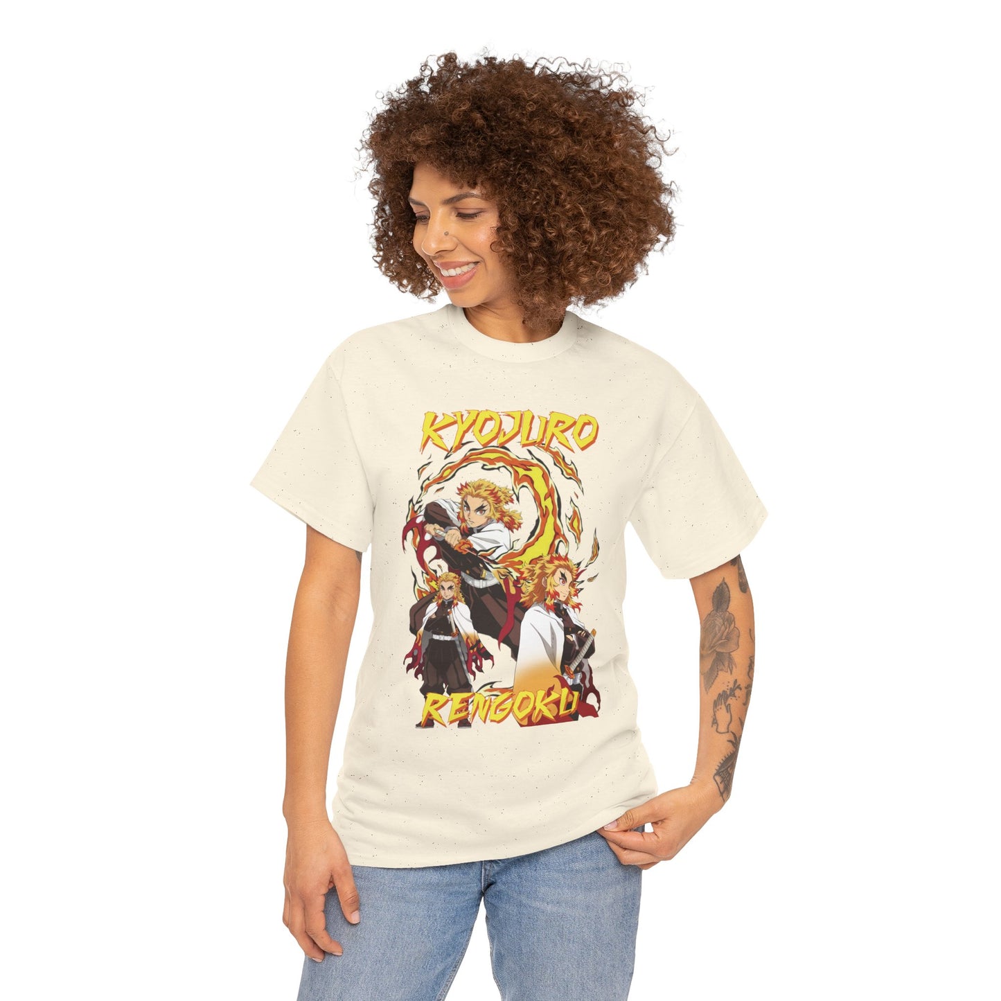 Kyojuro Rengoku Flame Hashira T-Shirt | Demon Slayer Anime Streetwear Tee