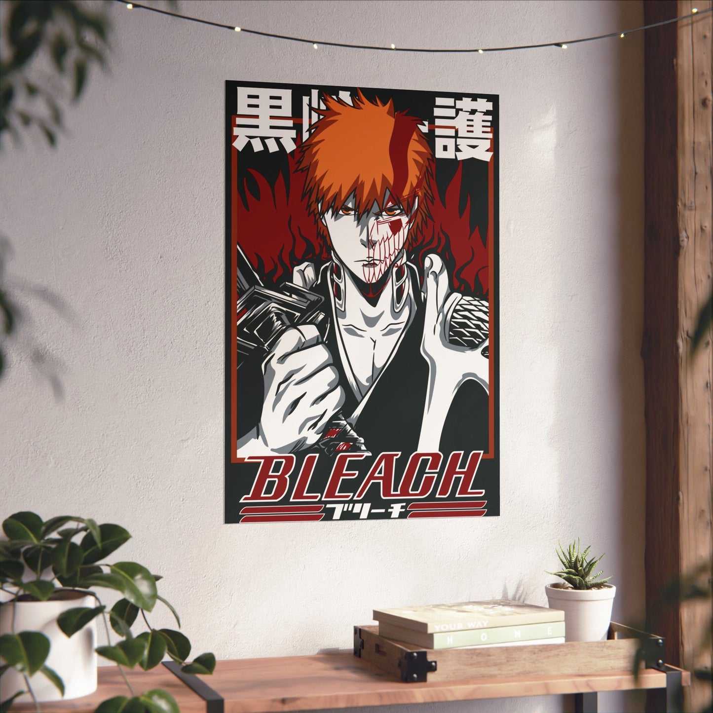 Ichigo Vizard Awakening Matte Vertical Poster | Bleach Anime Wall Art
