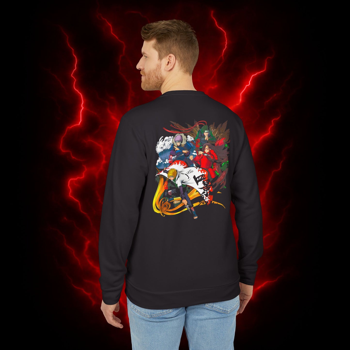 4 Great Hokage Adidas Unisex Fleece Crewneck Sweatshirt
