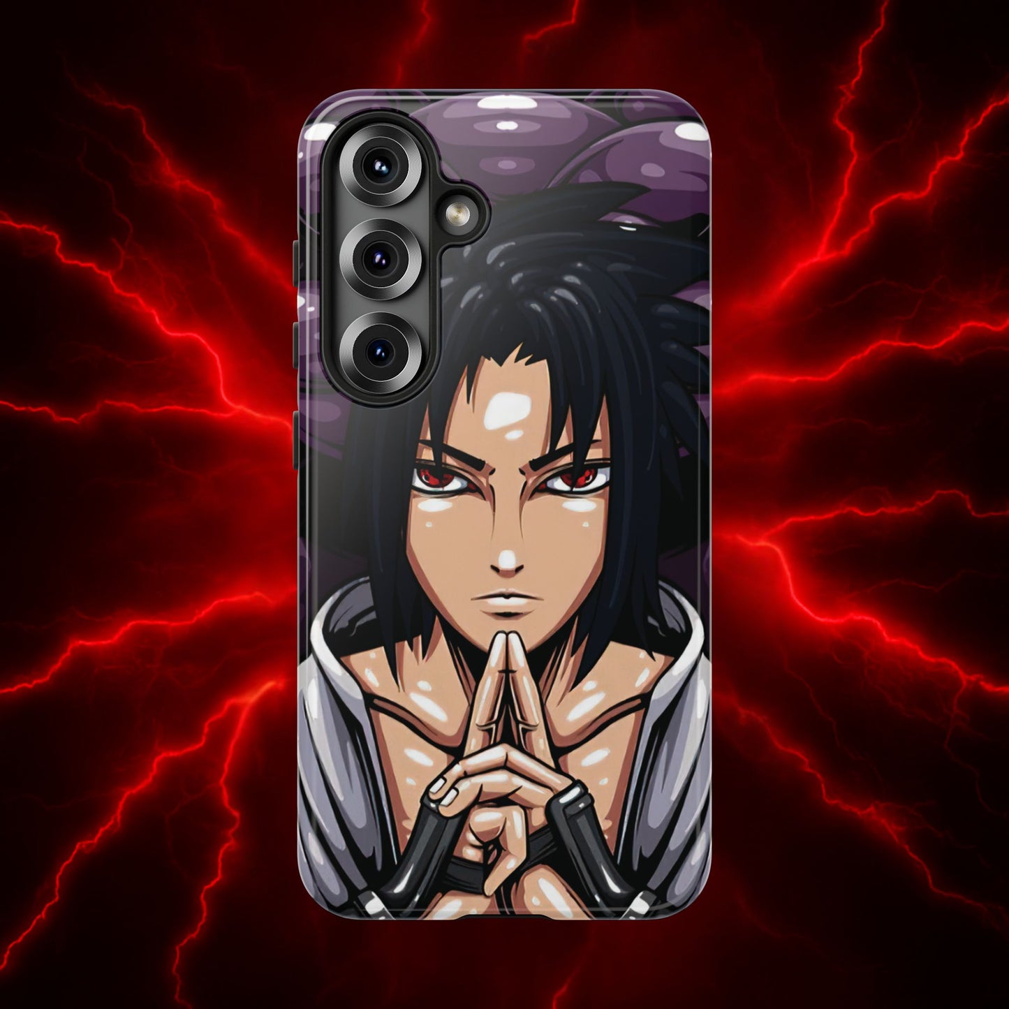 Sasuke Uchiha Mangekyou Sharingan Double Layered Phone Case