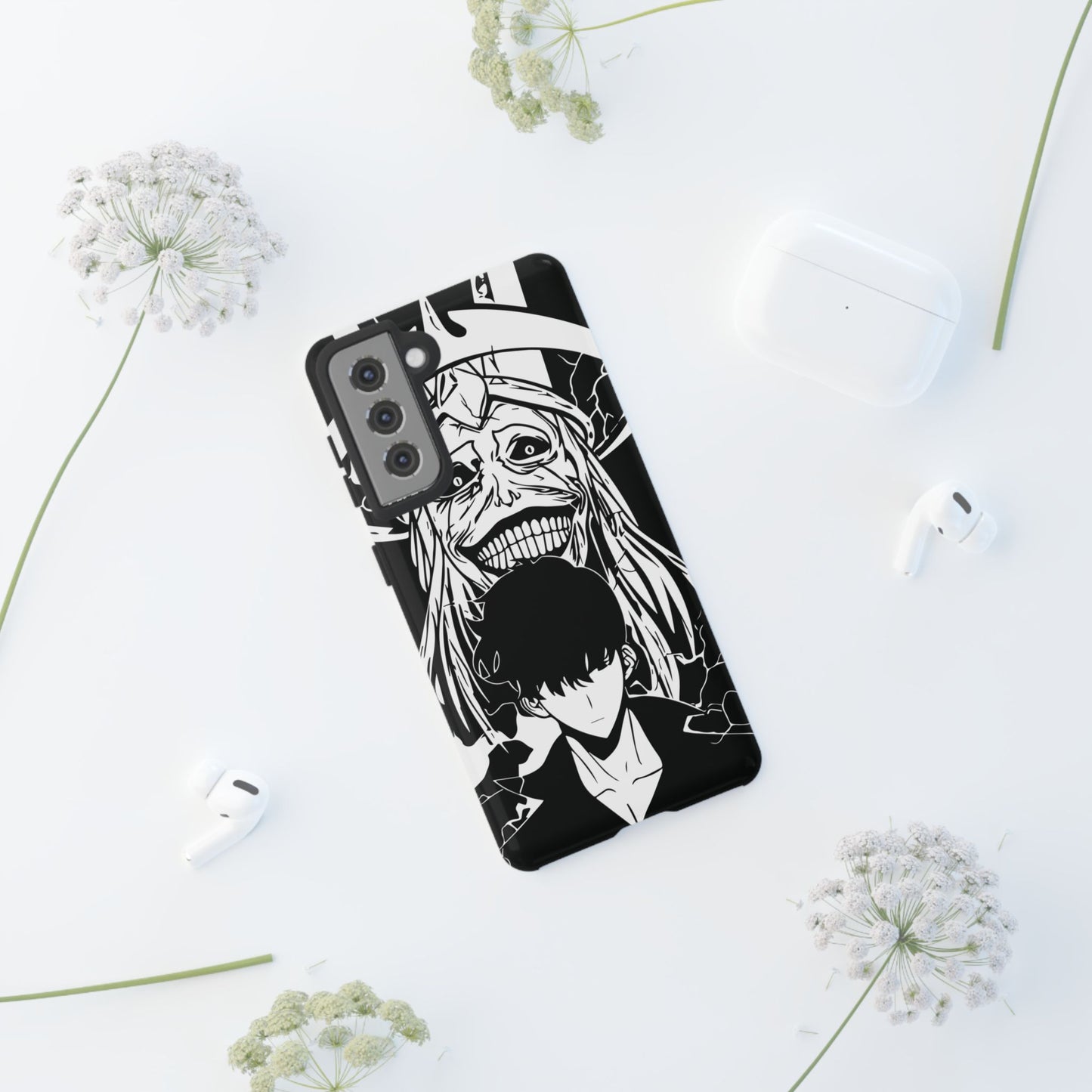 Sung Jinwoo vs Statue of God III Double Layered Phone Case