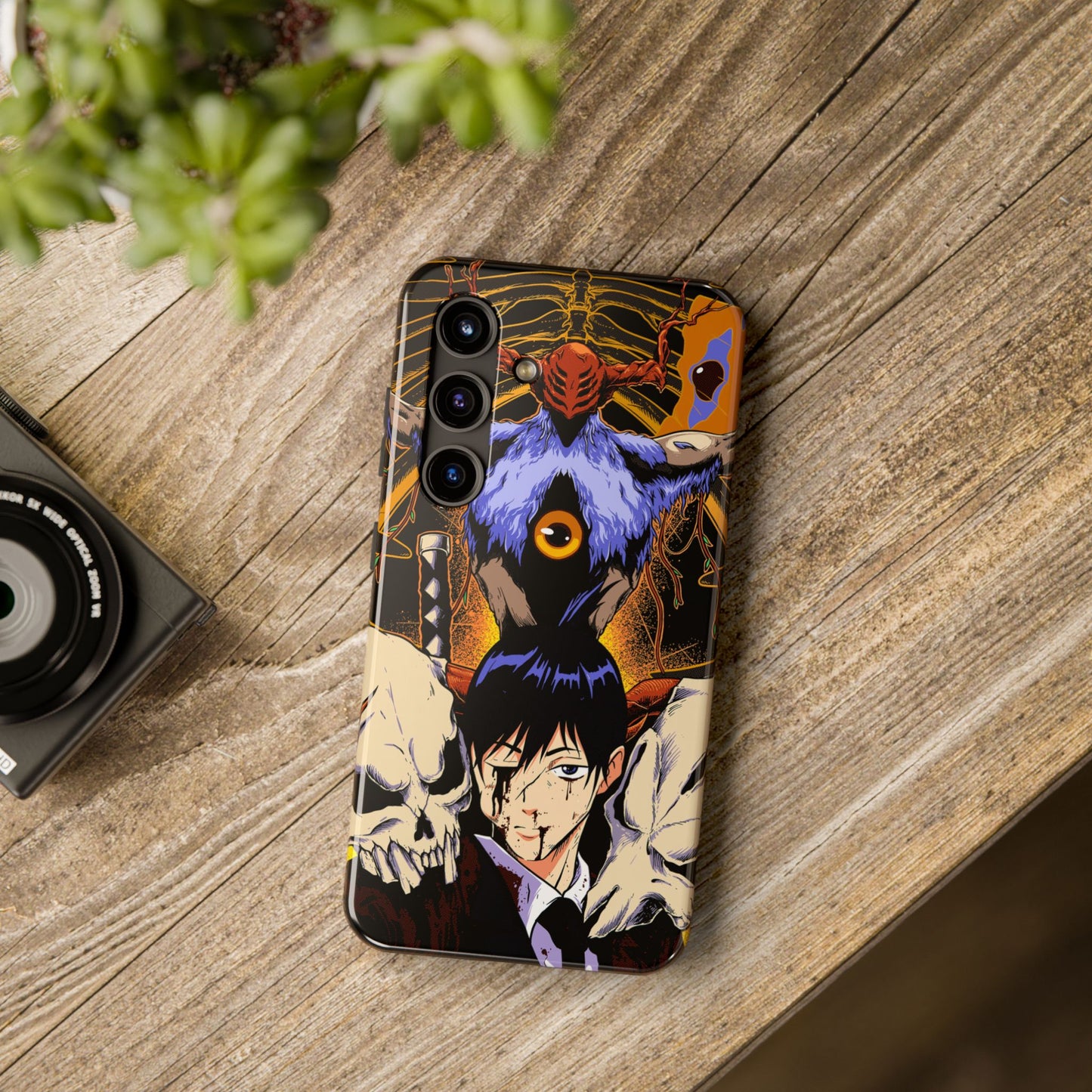 Aki x Future Devil Double Layered Phone Case | Chainsaw Man-Inspired Protective Anime Case