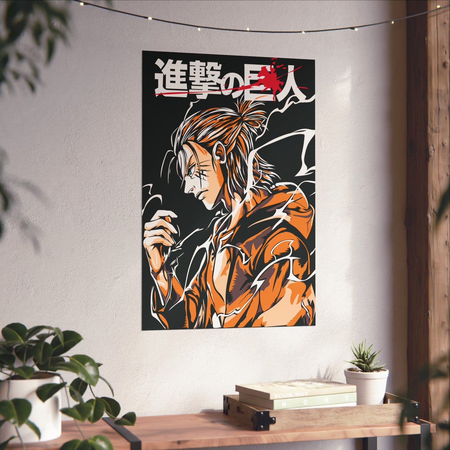 Eren Yeager Matte Vertical Poster | Attack on Titan Anime Wall Art