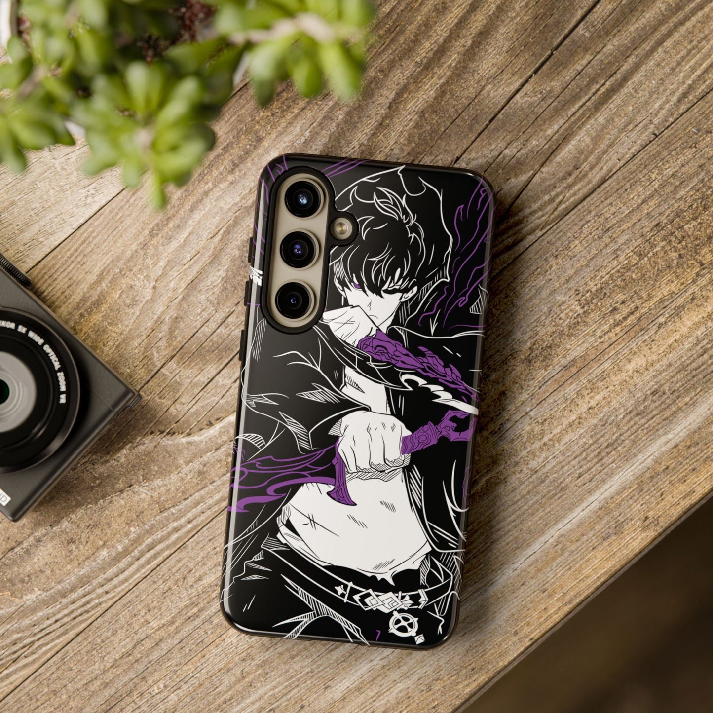 Sung Jinwoo Twin Daggers Double Layered Phone Case