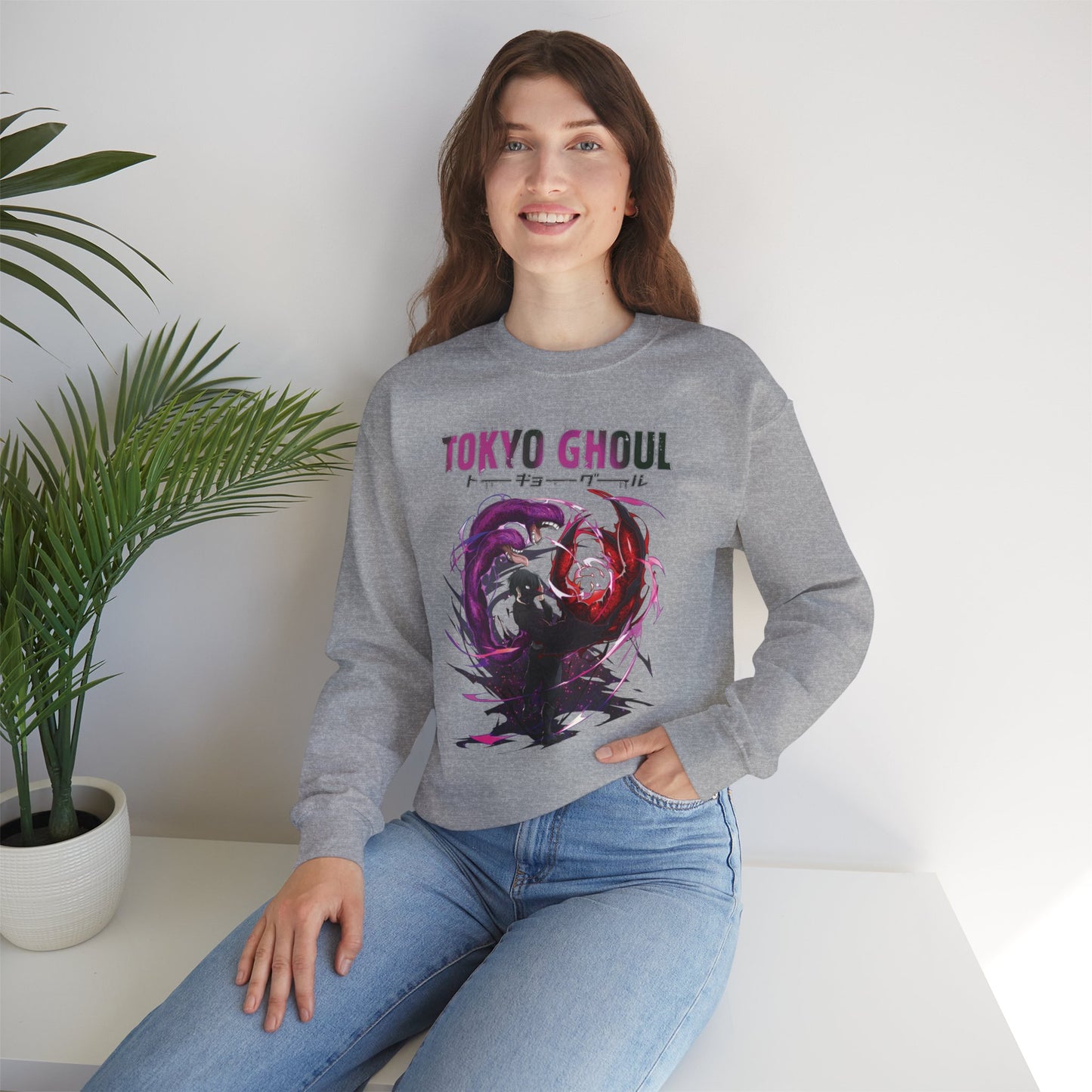Ken Kaneki Chimera Kagune Unisex Heavy Blend Crewneck Sweatshirt