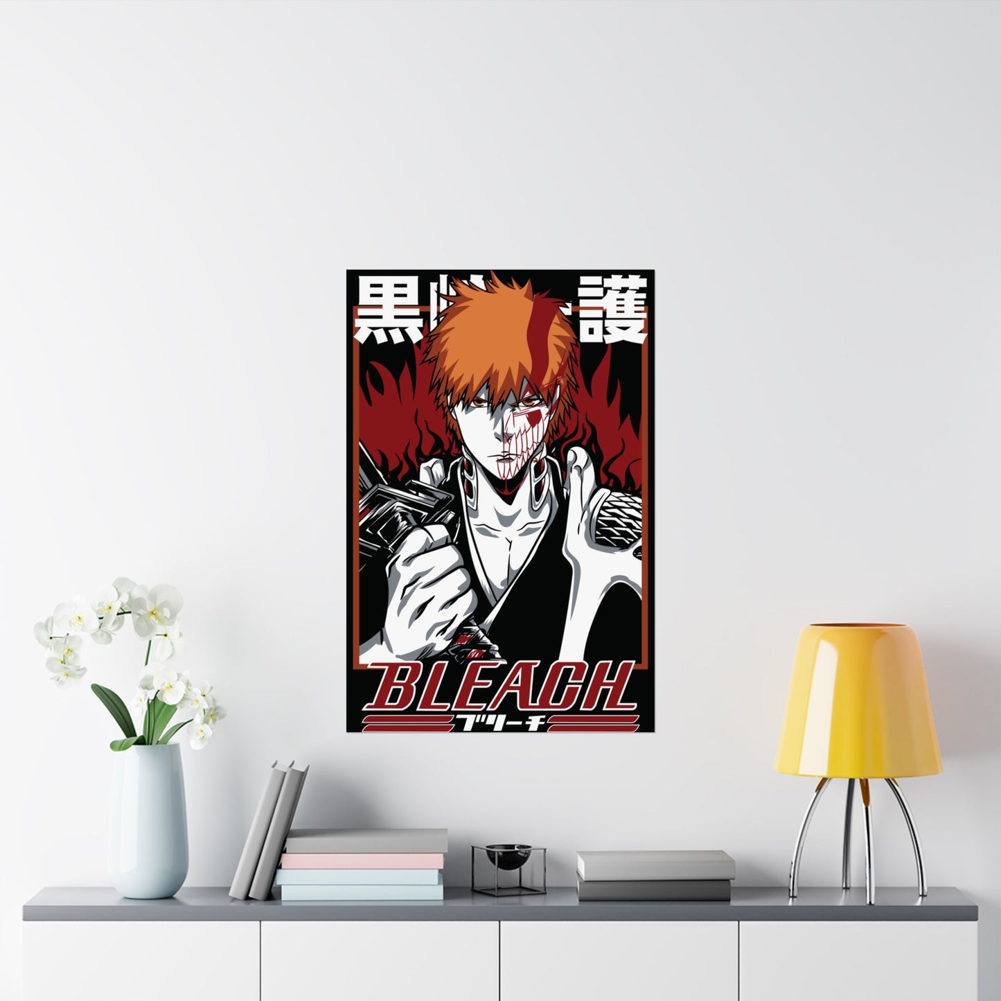 Ichigo Vizard Awakening Matte Vertical Poster | Bleach Anime Wall Art