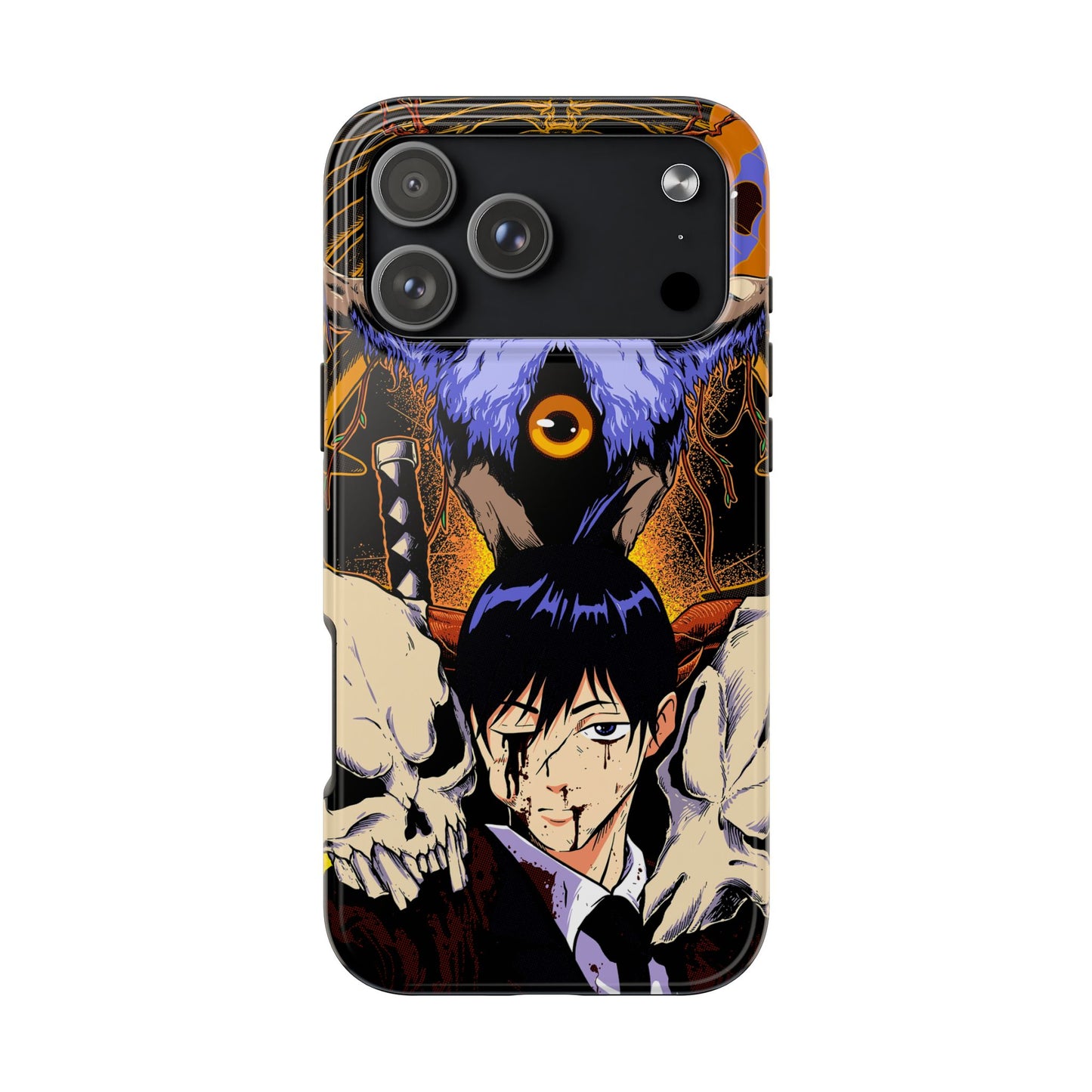 Aki x Future Devil Double Layered Phone Case | Chainsaw Man-Inspired Protective Anime Case