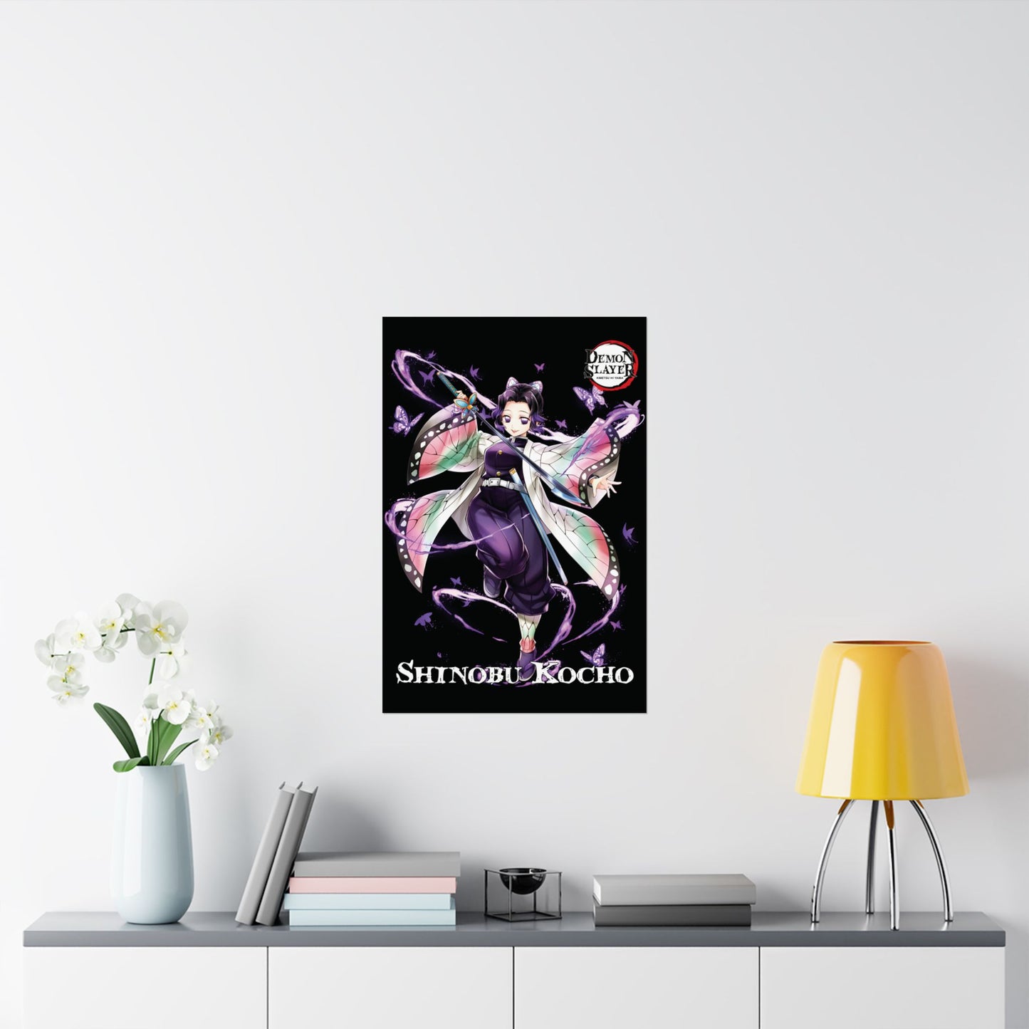 Shinobu Kocho Poster | Insect Hashira Demon Slayer Wall Art