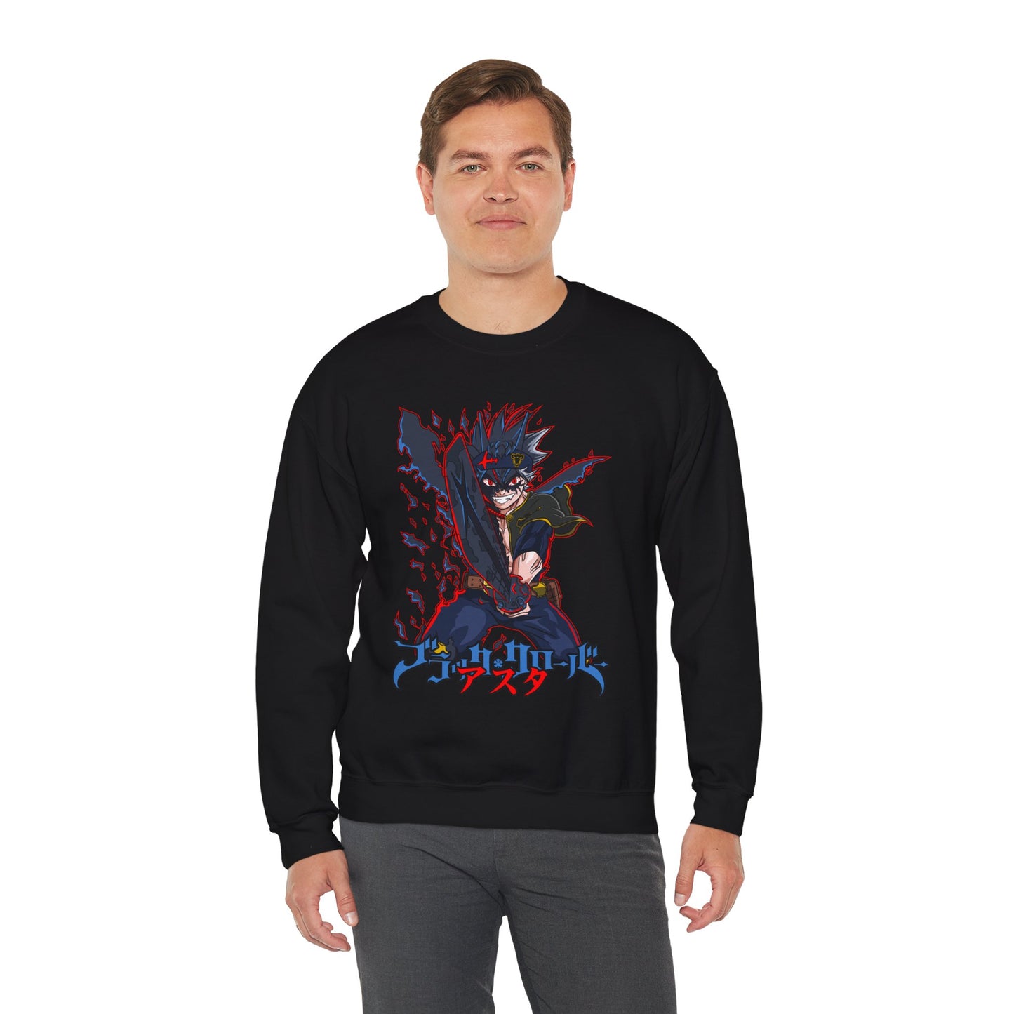 Black Clover Unisex Heavy Blend Crewneck Sweatshirt | Anime Streetwear