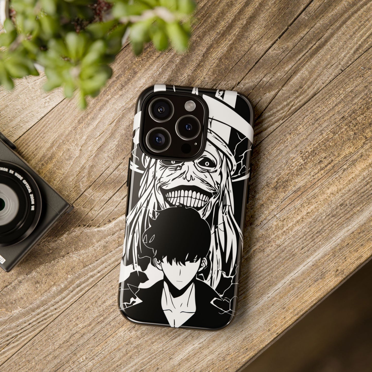 Sung Jinwoo vs Statue of God III Double Layered Phone Case