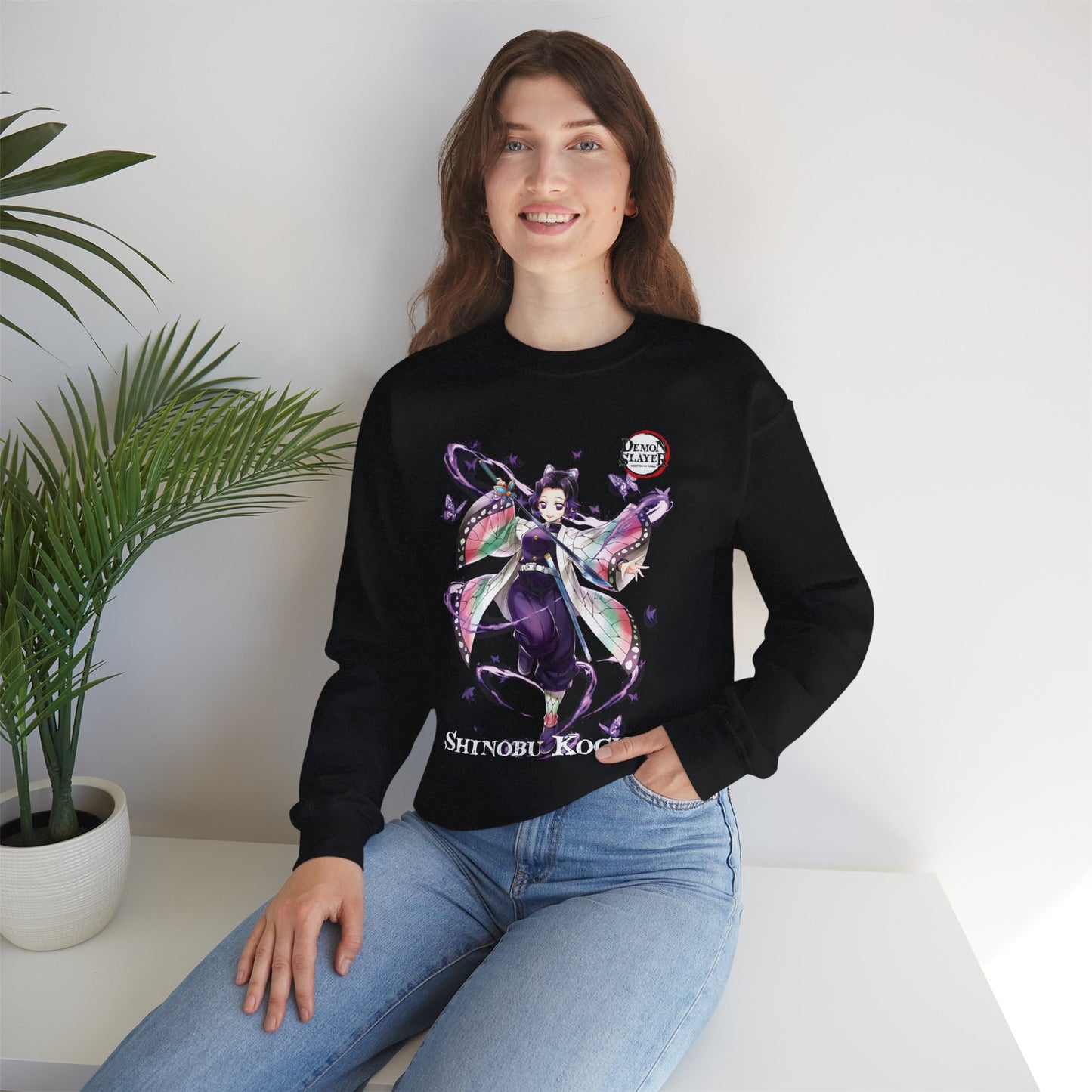 Shinobu Kocho Crewneck | Insect Hashira Demon Slayer Sweatshirt