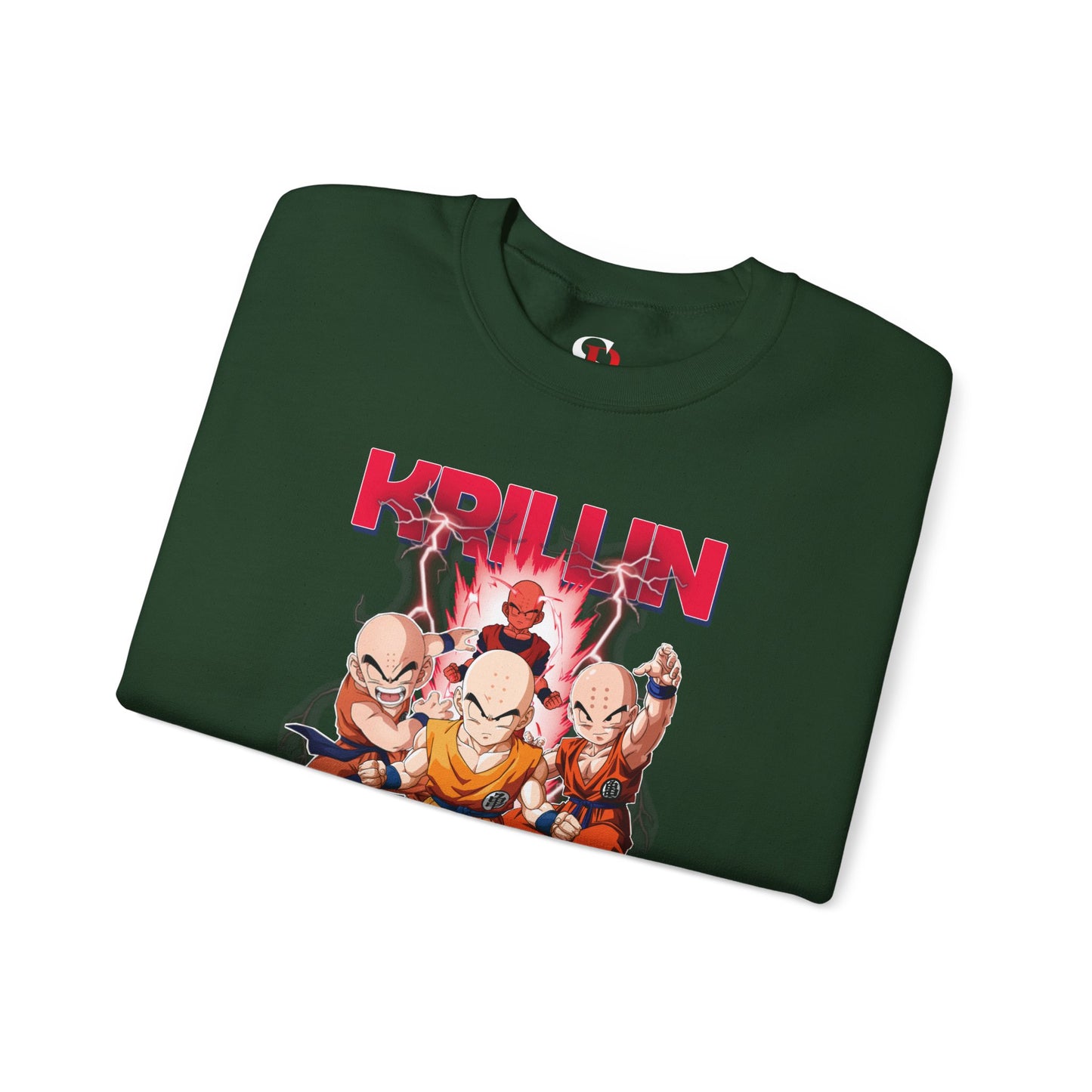 Krillin “Earth’s Strongest” Unisex Heavy Crewneck | Dragon Ball Z Streetwear Sweatshirt