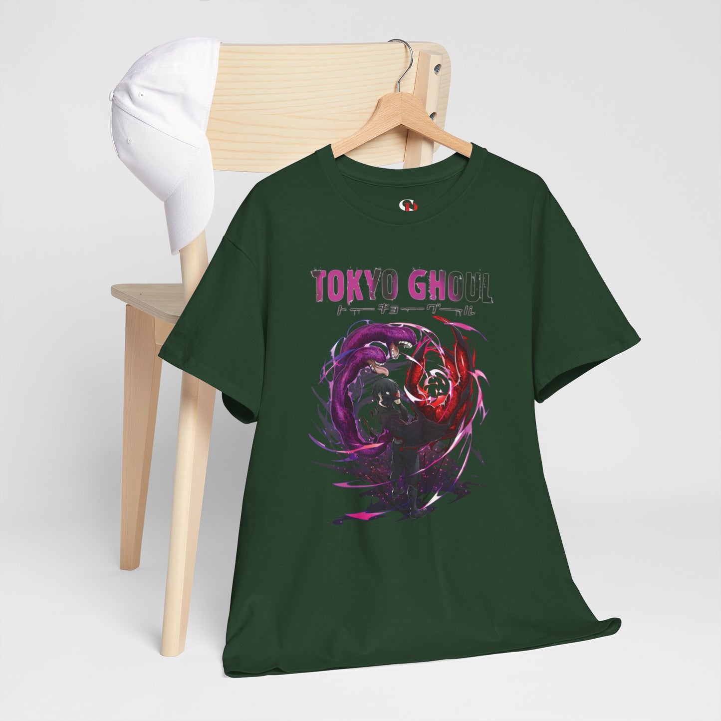 Ken Kaneki Chimera Kagune Unisex Heavy Cotton T-Shirt | Tokyo Ghoul Anime Graphic Tee