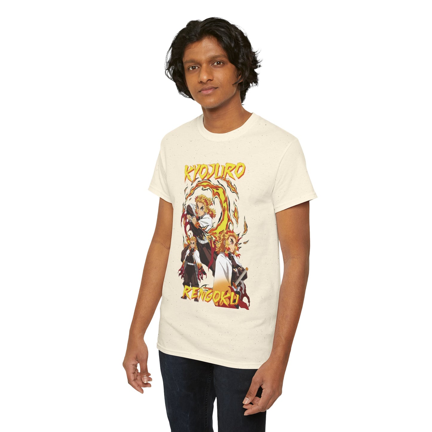 Kyojuro Rengoku Flame Hashira T-Shirt | Demon Slayer Anime Streetwear Tee