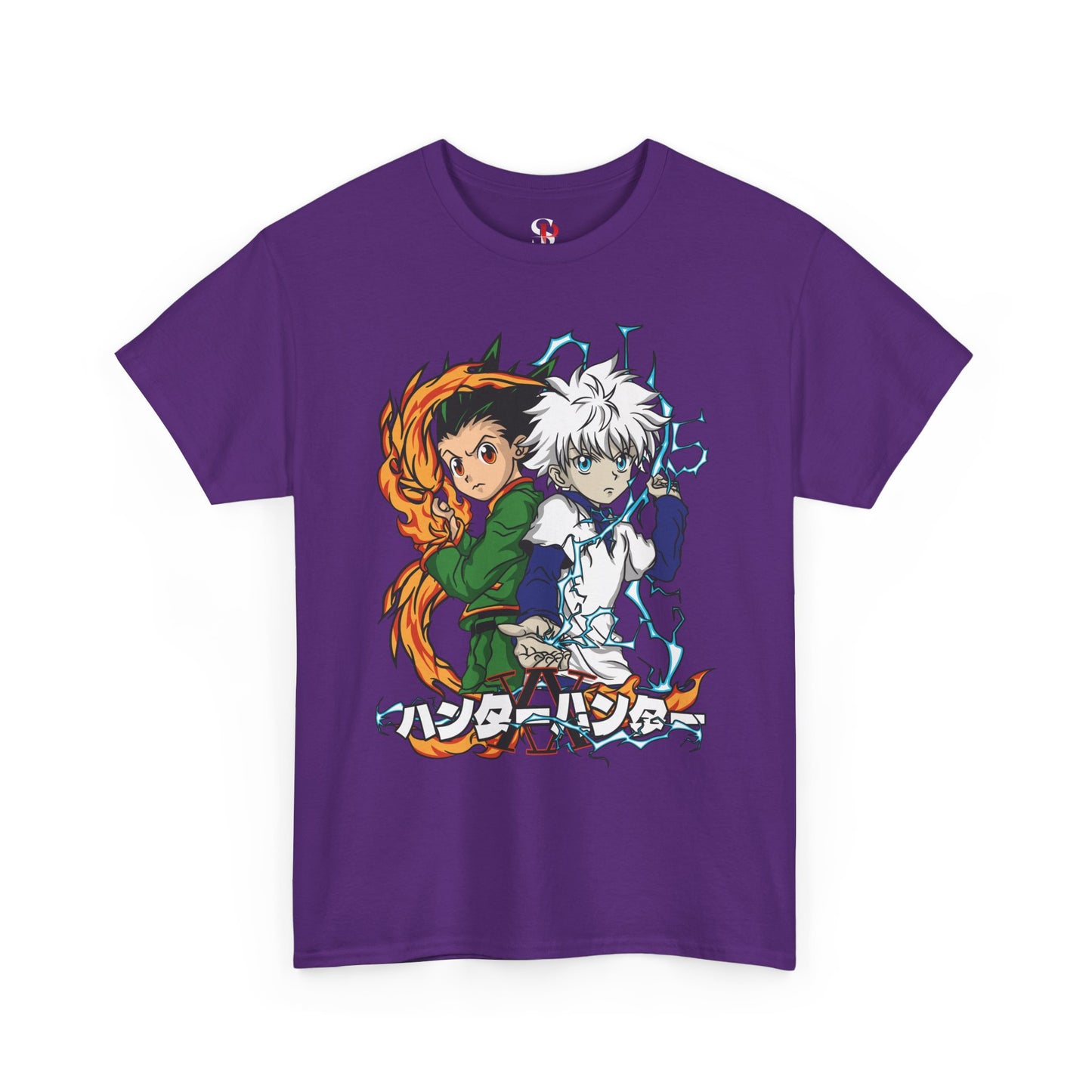 Gon and Killua Duo Unisex Heavy Cotton T-Shirt | Hunter x Hunter Anime Tee
