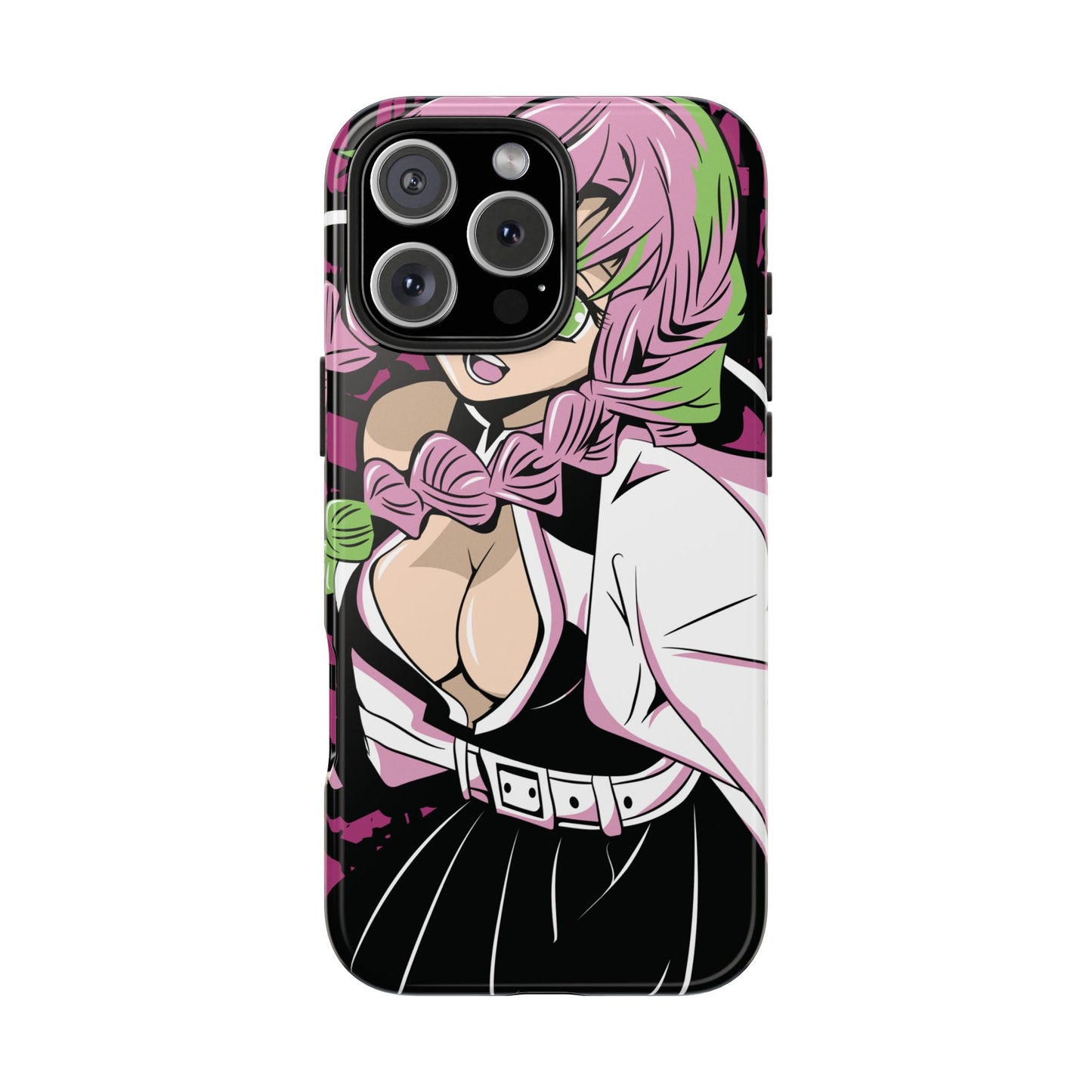 Love Hashira Mitsuri Kanroji Double Layered Phone Case | Demon Slayer-Inspired Anime Case