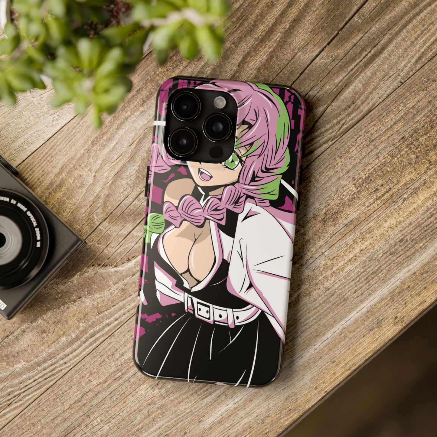 Love Hashira Mitsuri Kanroji Double Layered Phone Case | Demon Slayer-Inspired Anime Case