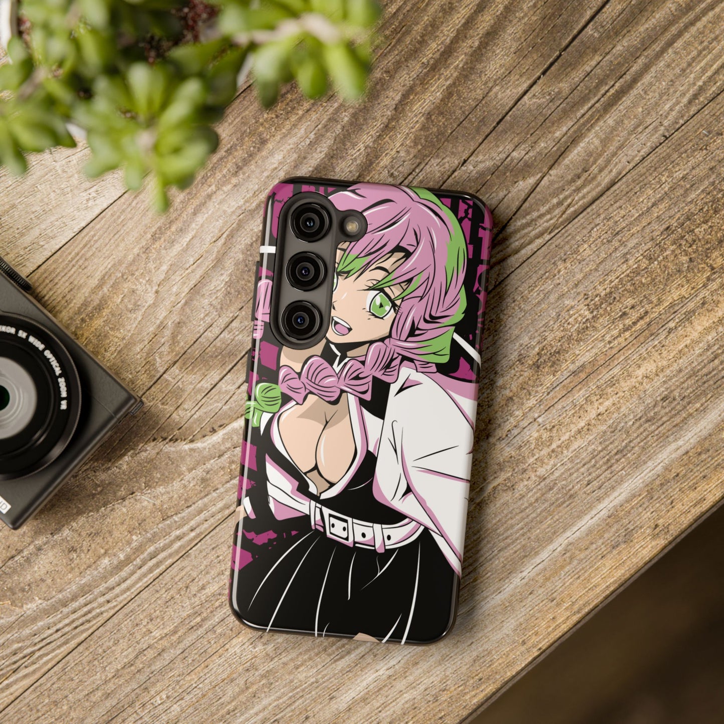 Love Hashira Mitsuri Kanroji Double Layered Phone Case | Demon Slayer-Inspired Anime Case