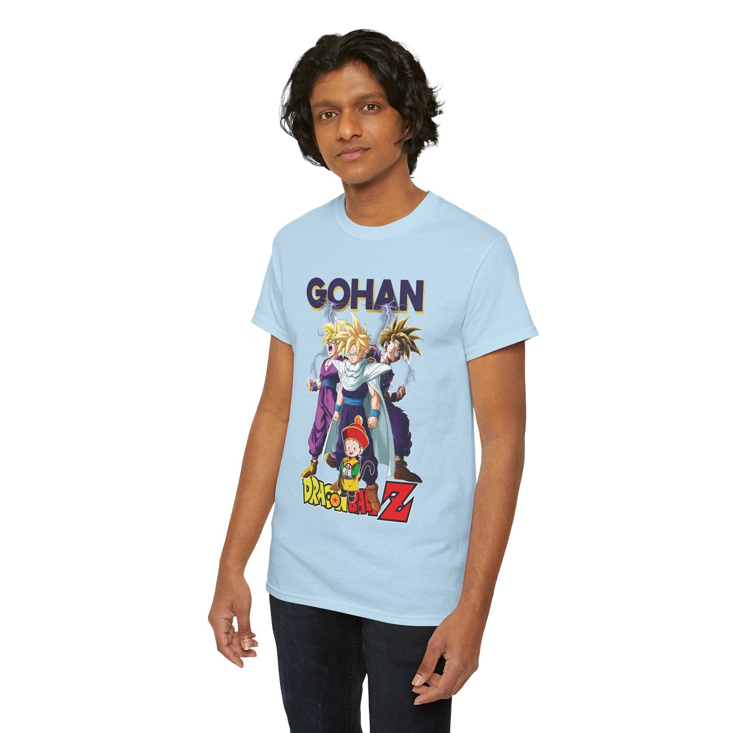 Gohan “Legacy of Z” Unisex Heavy Cotton T-Shirt | Dragon Ball Z Streetwear Tee