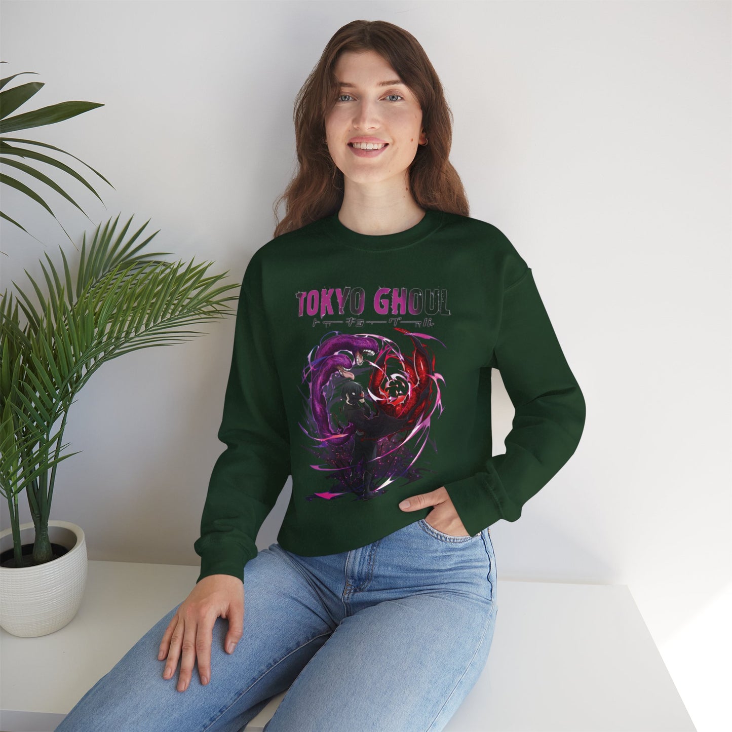 Ken Kaneki Chimera Kagune Unisex Heavy Blend Crewneck Sweatshirt