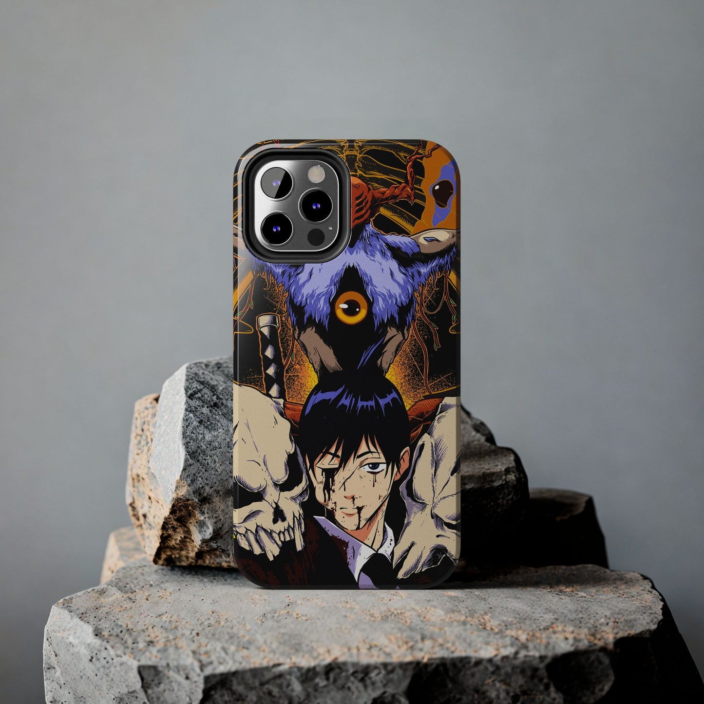Aki x Future Devil Double Layered Phone Case | Chainsaw Man-Inspired Protective Anime Case
