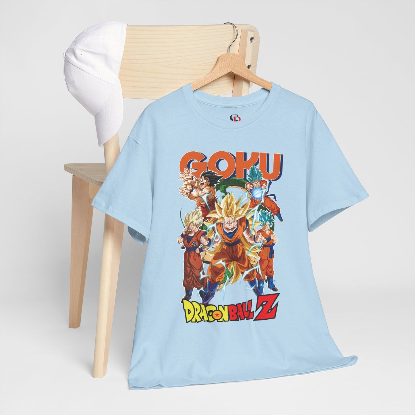Goku “Legacy of Power” Unisex Heavy Cotton T-Shirt | Dragon Ball Z Streetwear Tee