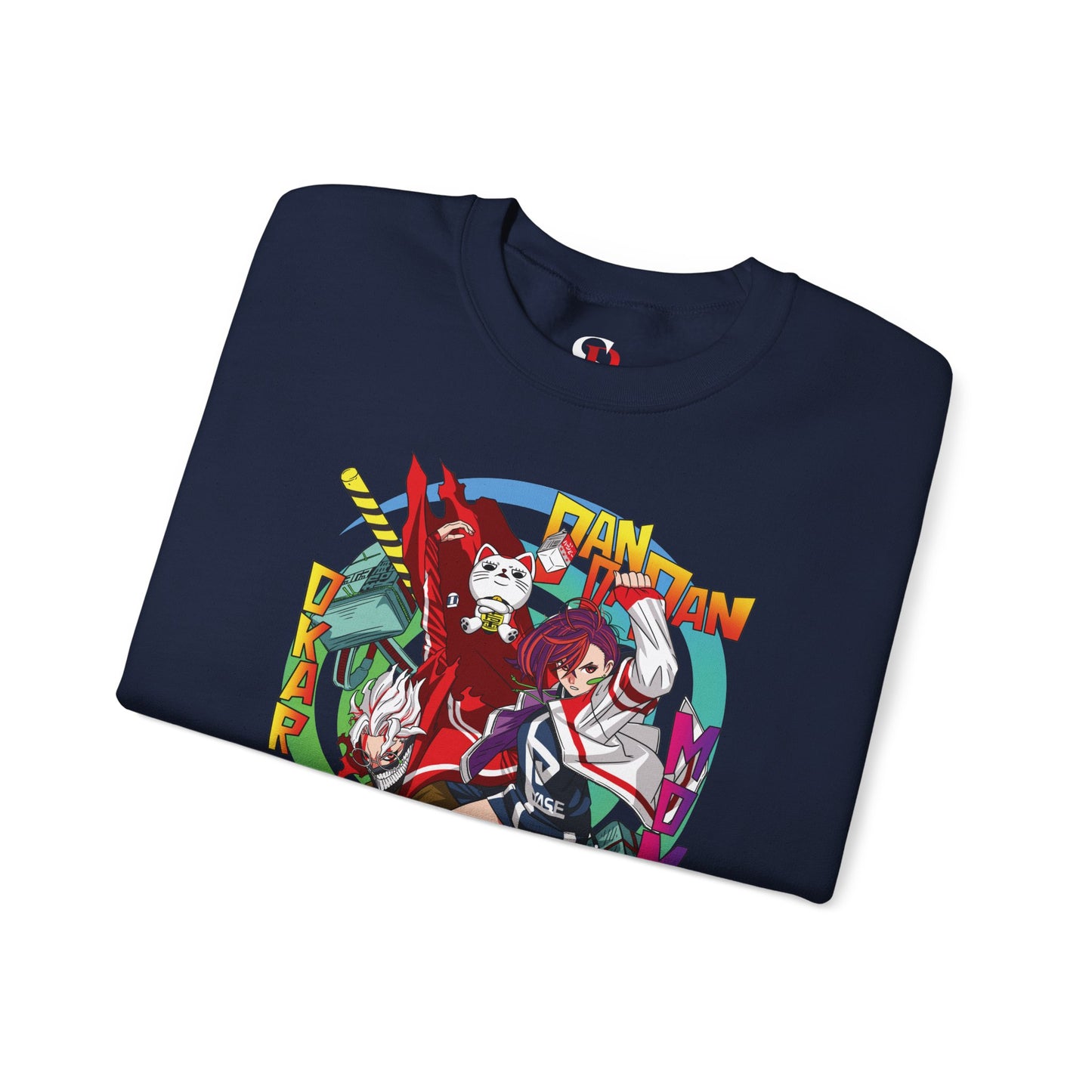 Okarun x Momo Unisex Heavy Crewneck | Dandadan Anime Streetwear Sweatshirt
