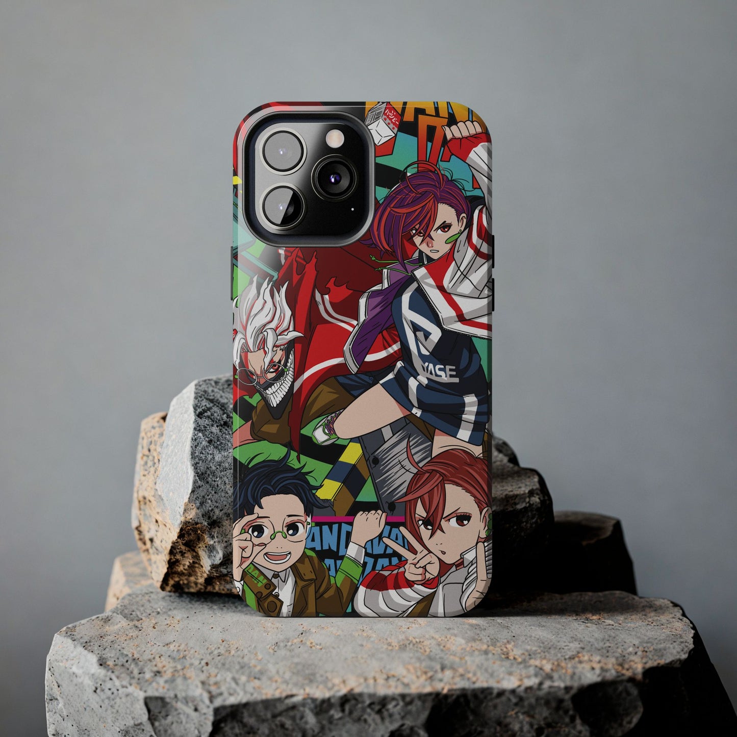 Okarun x Momo Double Layered Phone Case | Dandadan-Inspired Protective Anime Case