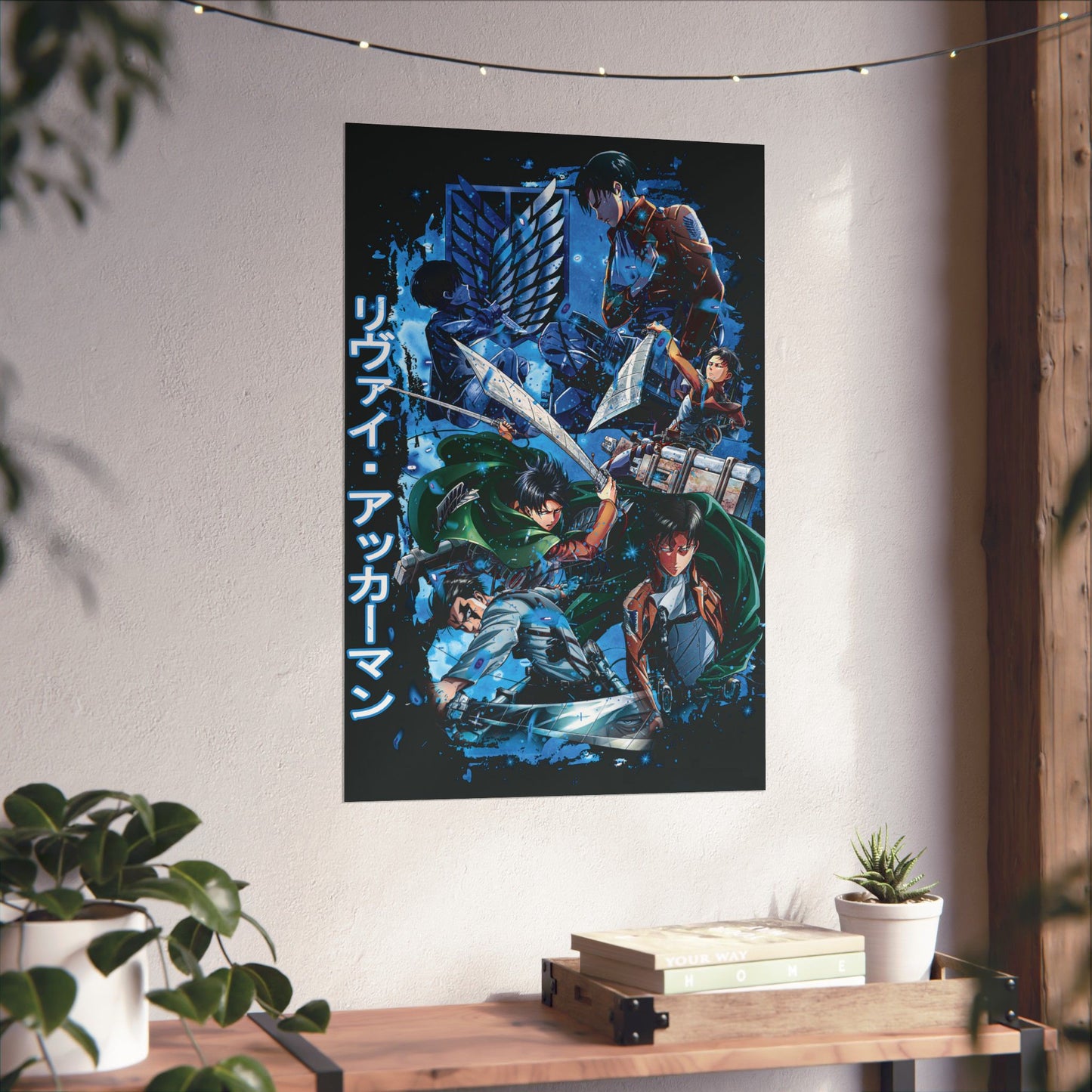 Levi Ackerman Matte Vertical Poster | Attack on Titan Anime Wall Art