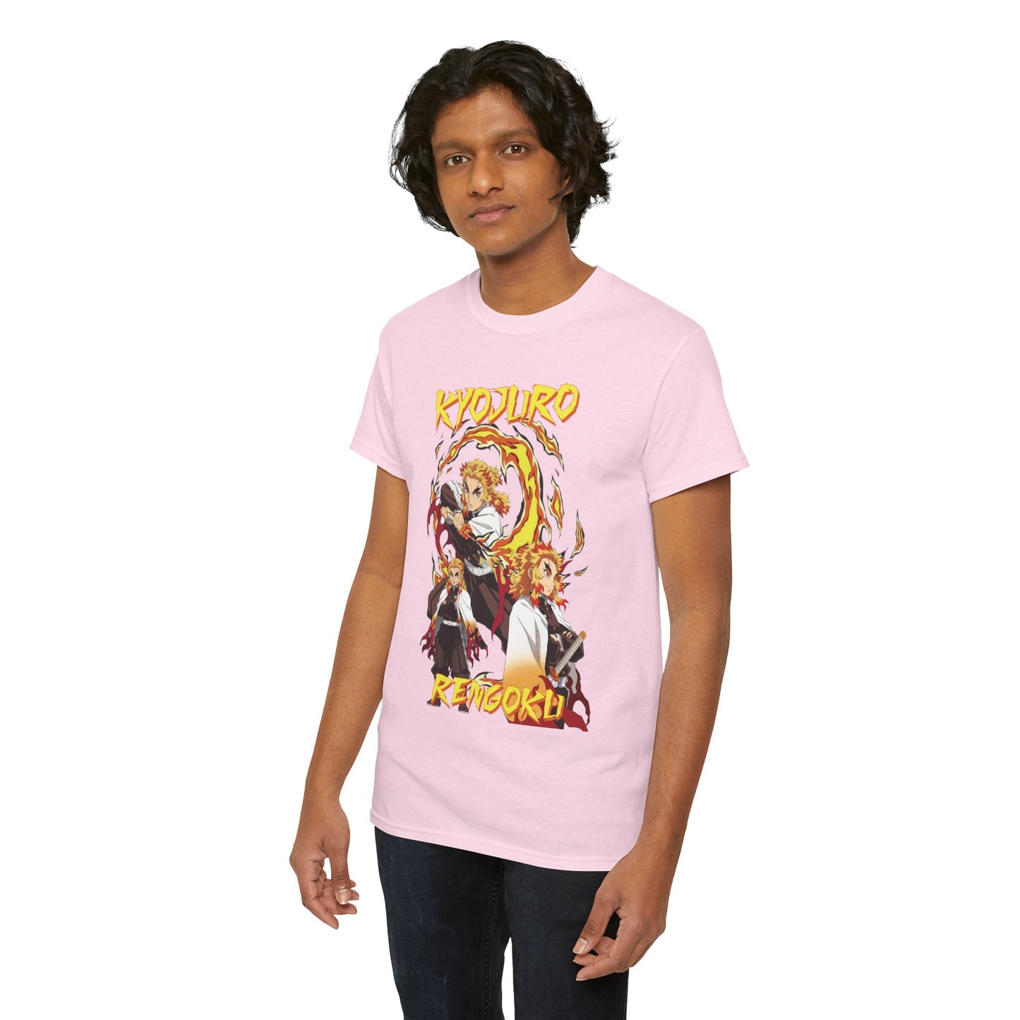 Kyojuro Rengoku Flame Hashira T-Shirt | Demon Slayer Anime Streetwear Tee