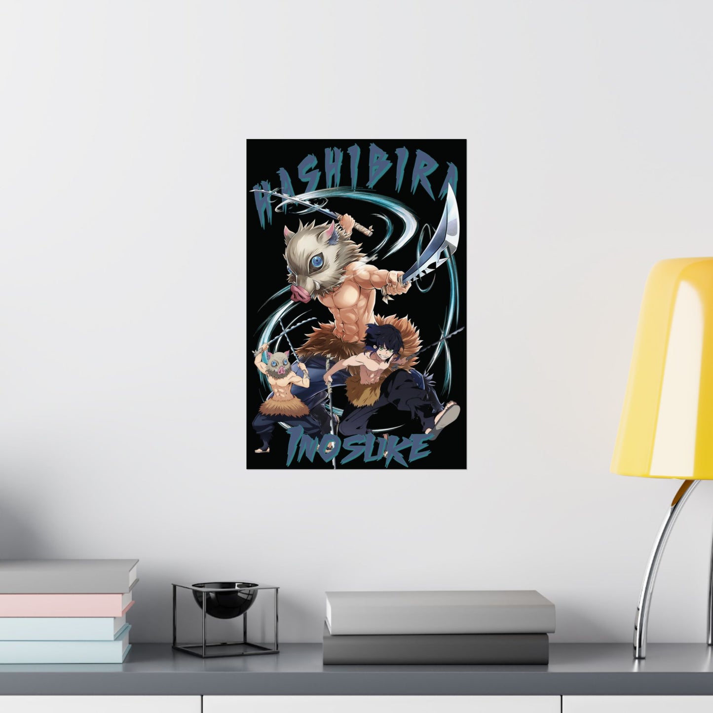 Inosuke Hashibira Poster | Demon Slayer Matte Wall Art