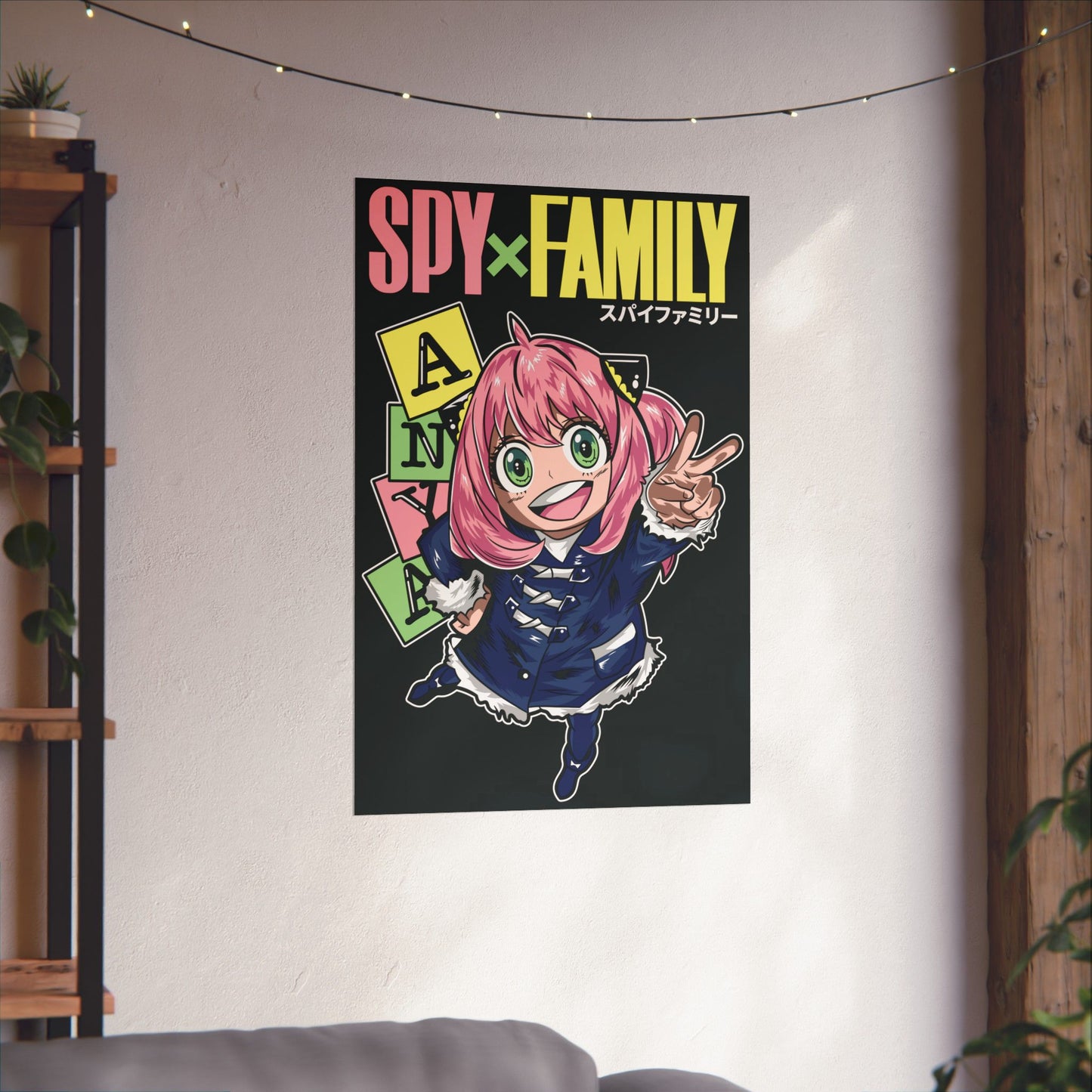 Anya Forger Matte Vertical Poster | Spy x Family Anime Wall Art