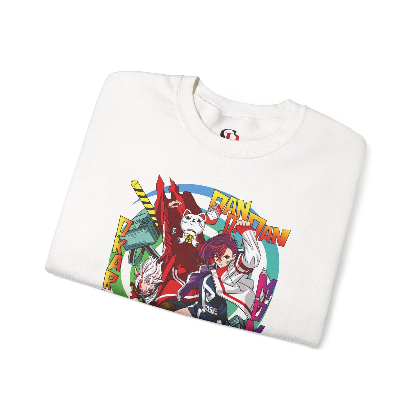 Okarun x Momo Unisex Heavy Crewneck | Dandadan Anime Streetwear Sweatshirt