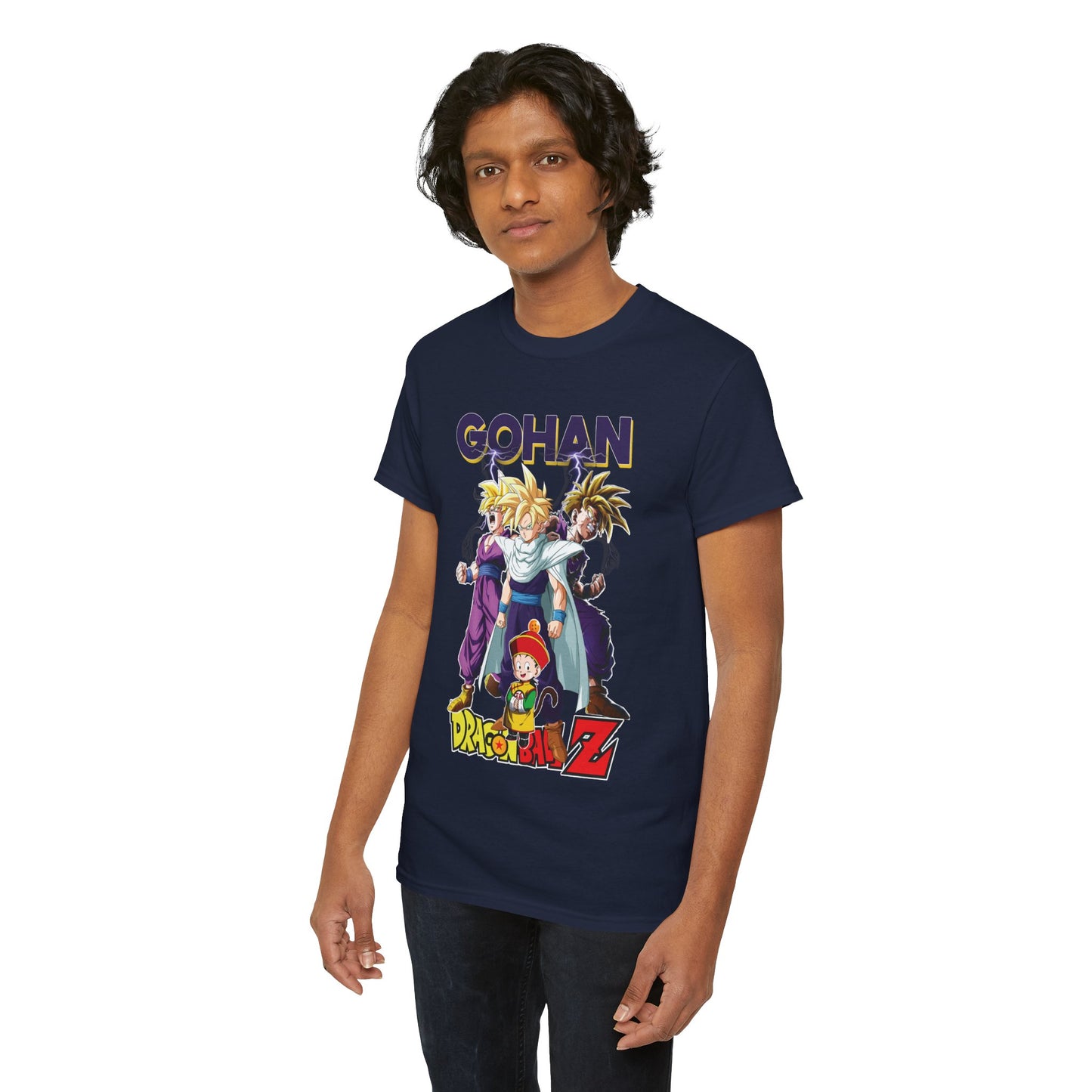 Gohan “Legacy of Z” Unisex Heavy Cotton T-Shirt | Dragon Ball Z Streetwear Tee