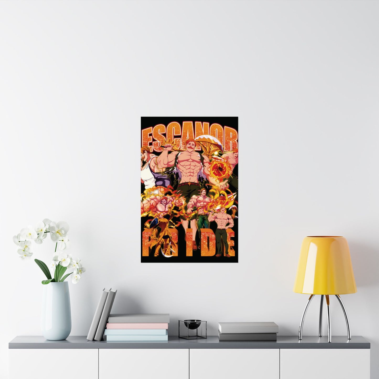 Lion Sin of Pride Escanor Poster | Anime-Inspired Wall Art | Manga Decor | Manga Print | Shonen Anime Poster