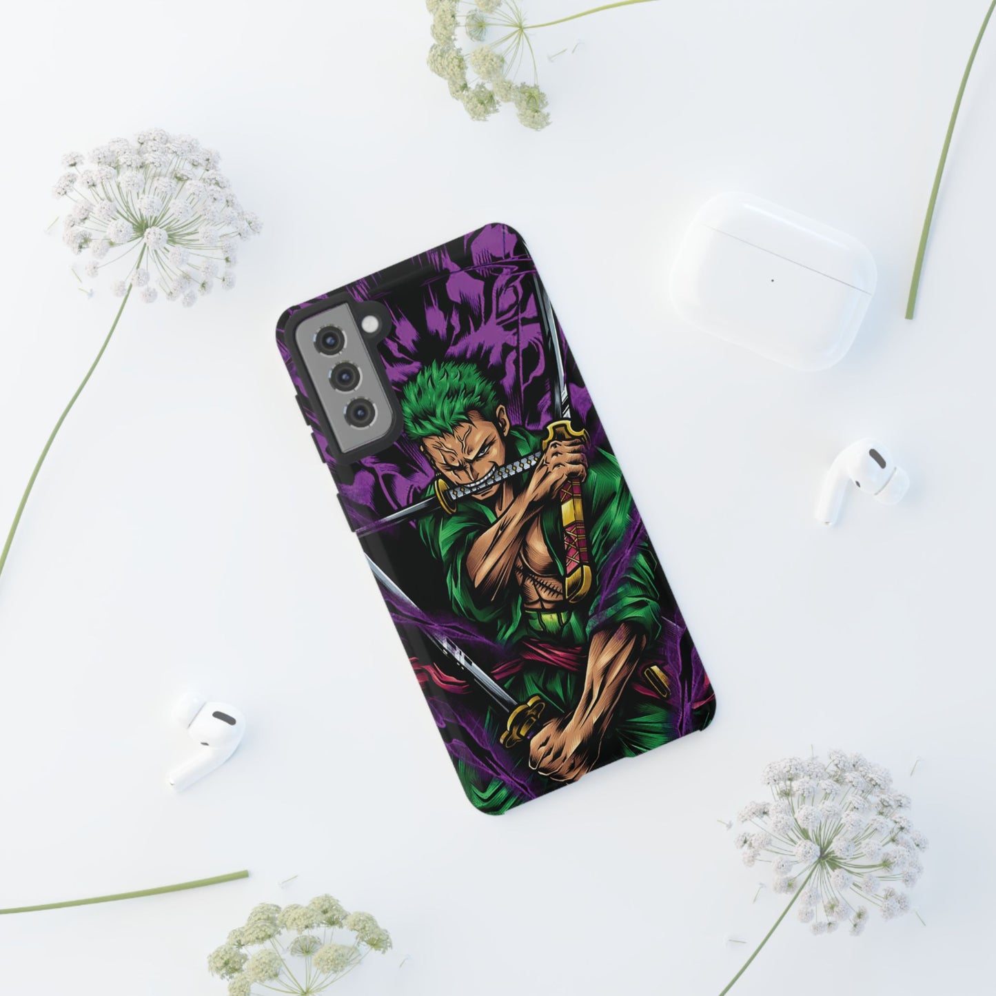 Demon Aura Zoro Double Layered Phone Case