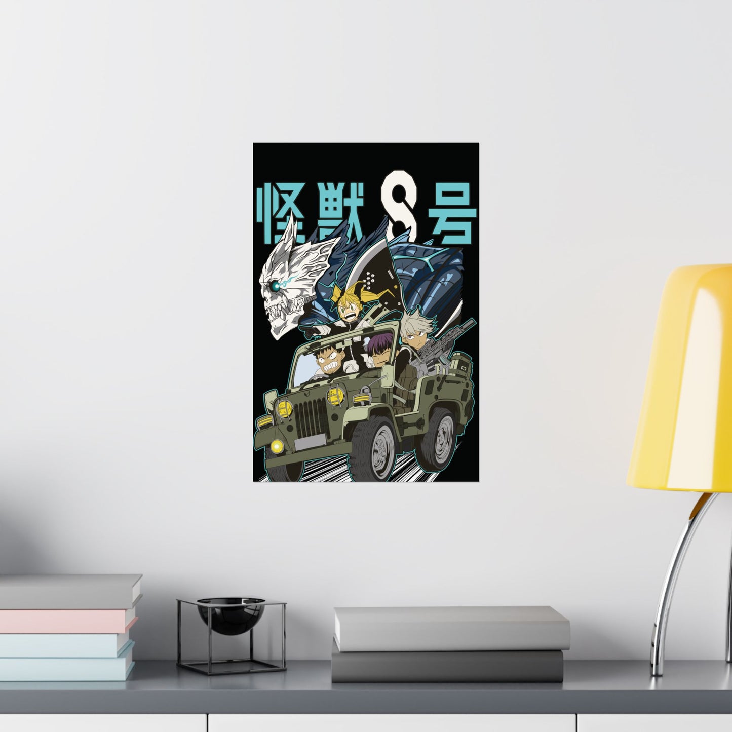 Third Division Mayhem Matte Vertical Poster | Kaiju No. 8 Anime Wall Art