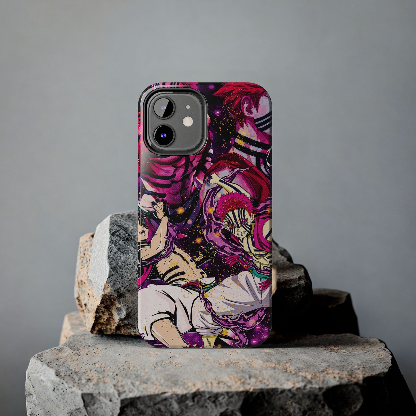 Upper Moon 3 Akaza Phone Case | Demon Slayer Double Layered Protective Case