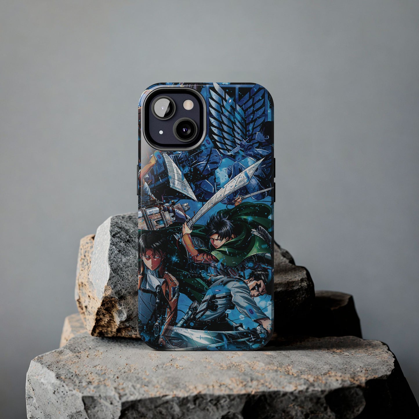 Levi Ackerman Double Layered Phone Case | Attack on Titan-Inspired Protective Anime Case