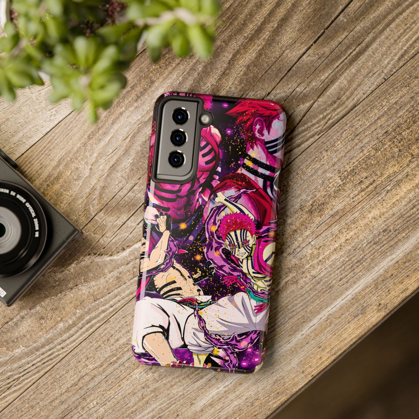 Upper Moon 3 Akaza Phone Case | Demon Slayer Double Layered Protective Case