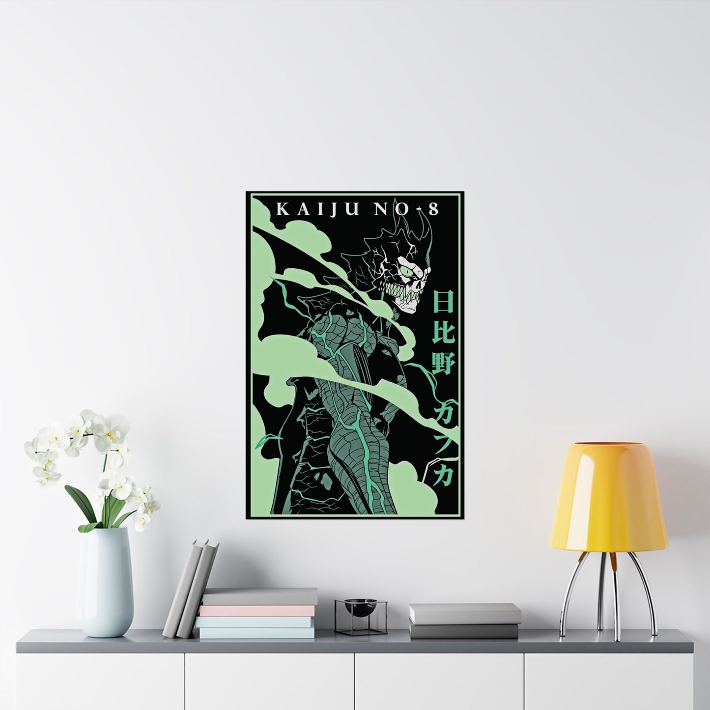 Kaiju Aura Matte Vertical Poster | Kaiju No. 8 Anime Wall Art