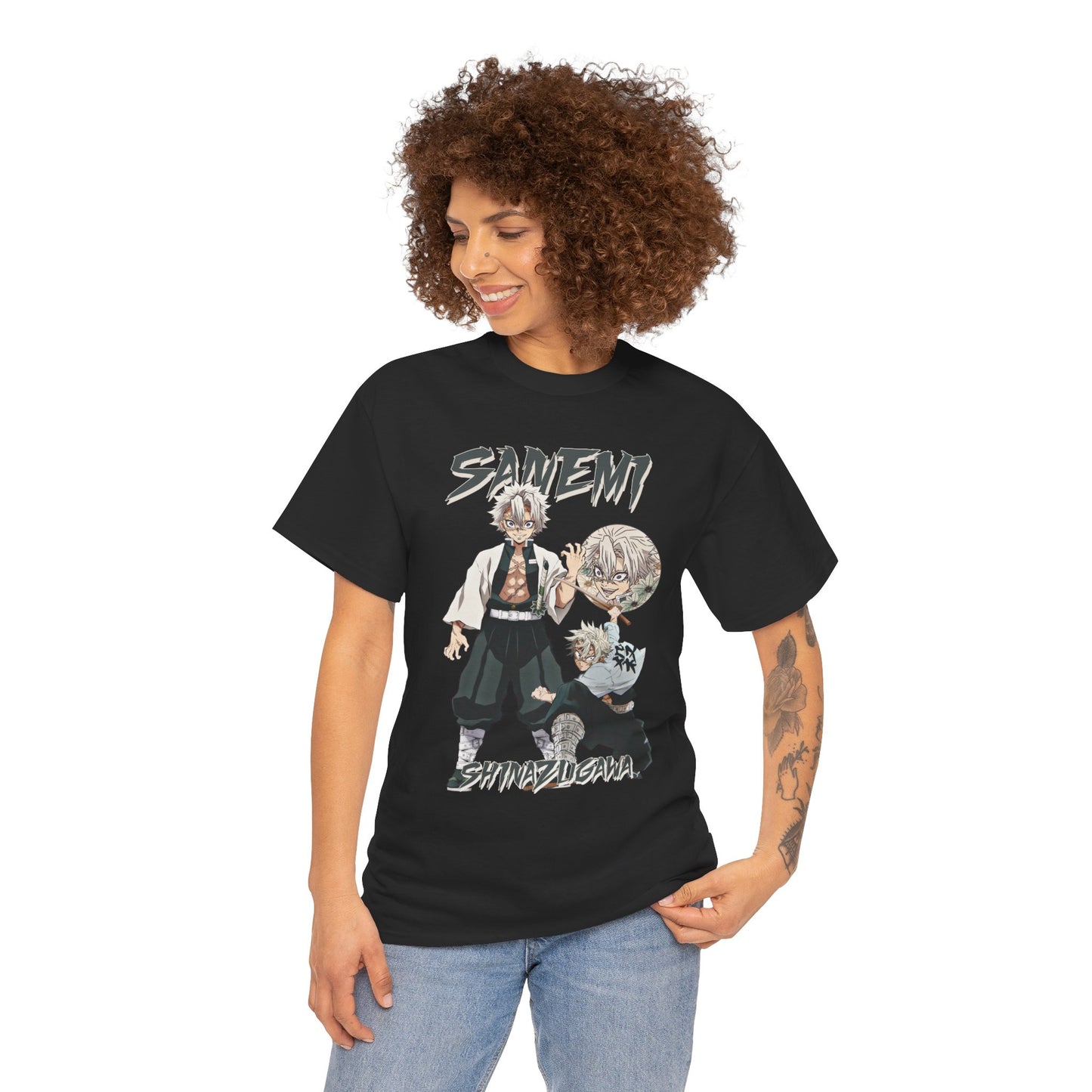 Sanemi Shinazugawa Wind Hashira T-Shirt | Demon Slayer Anime Streetwear Tee