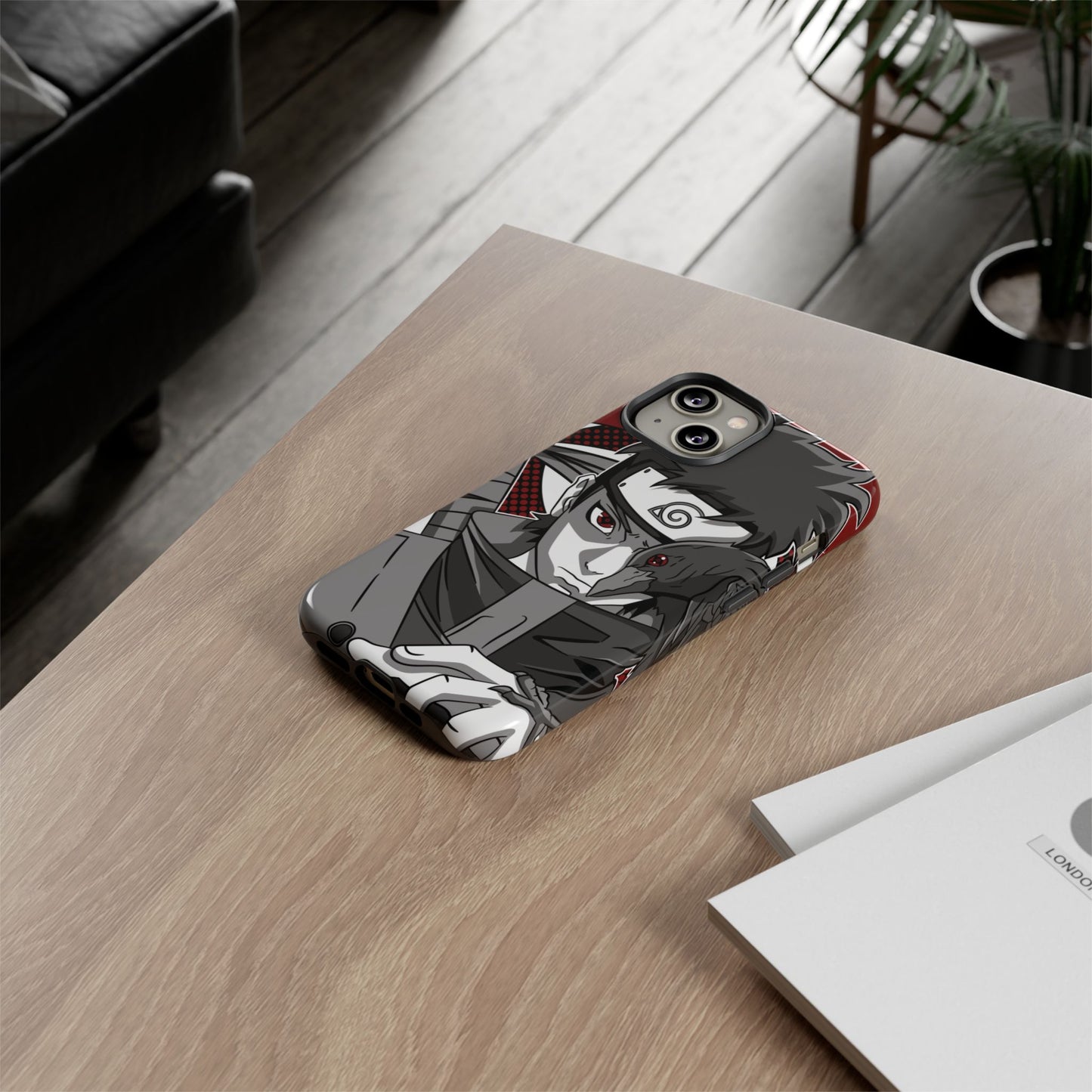 Shisui Uchiha Koto Amatsukami Double Layered Phone Case