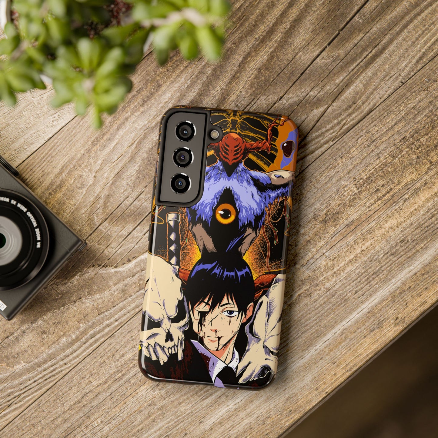Aki x Future Devil Double Layered Phone Case | Chainsaw Man-Inspired Protective Anime Case