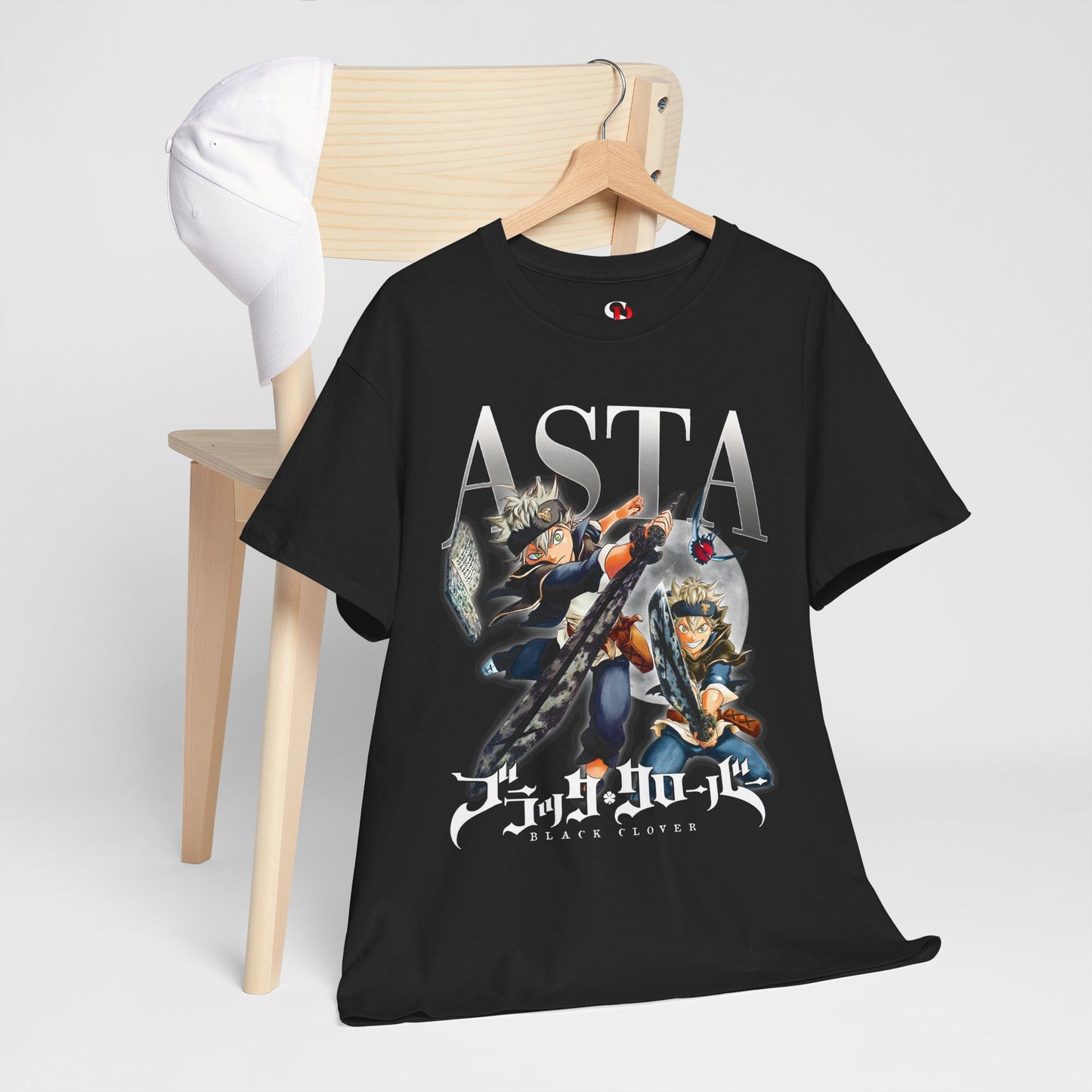 Asta Unisex Heavy Cotton T-Shirt | Black Clover Anime Graphic Tee