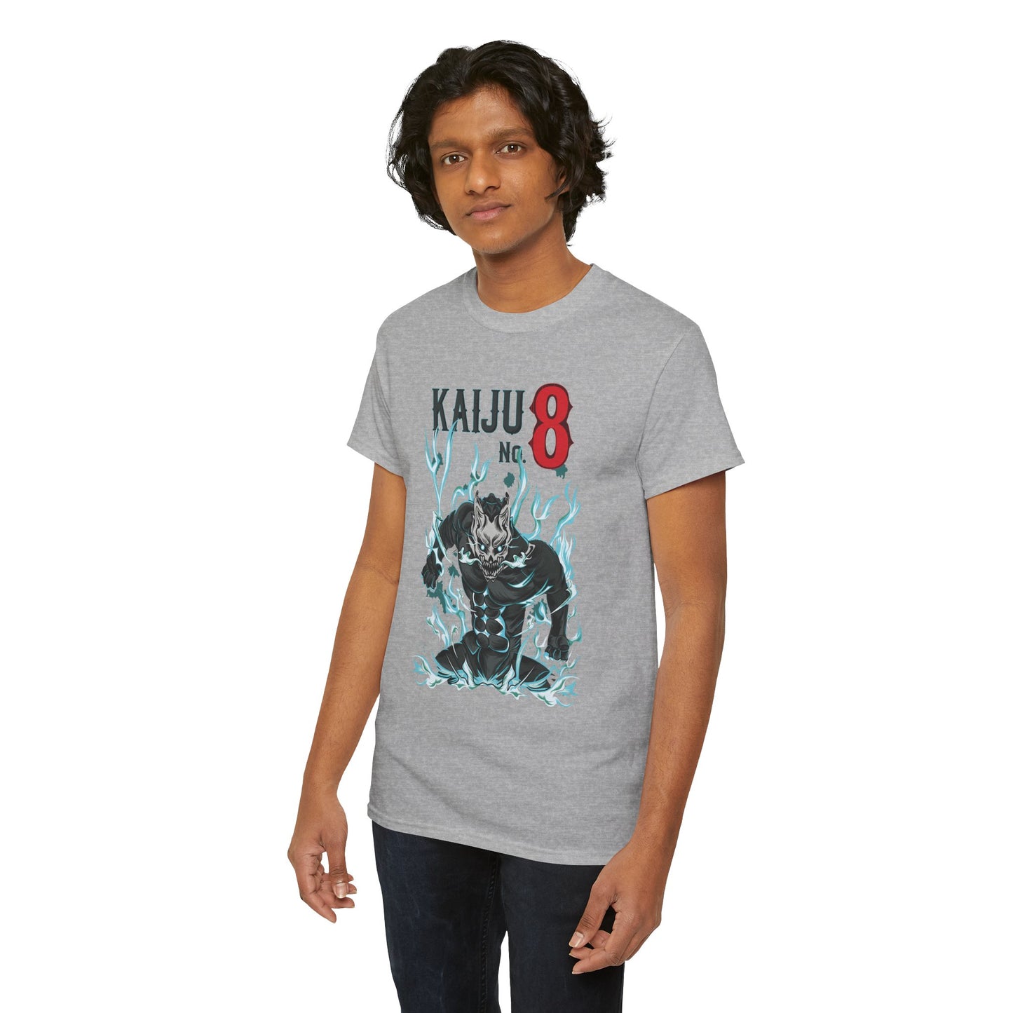 Infernal Surge Unisex Heavy Cotton T-Shirt | Kaiju No. 8 Anime Tee