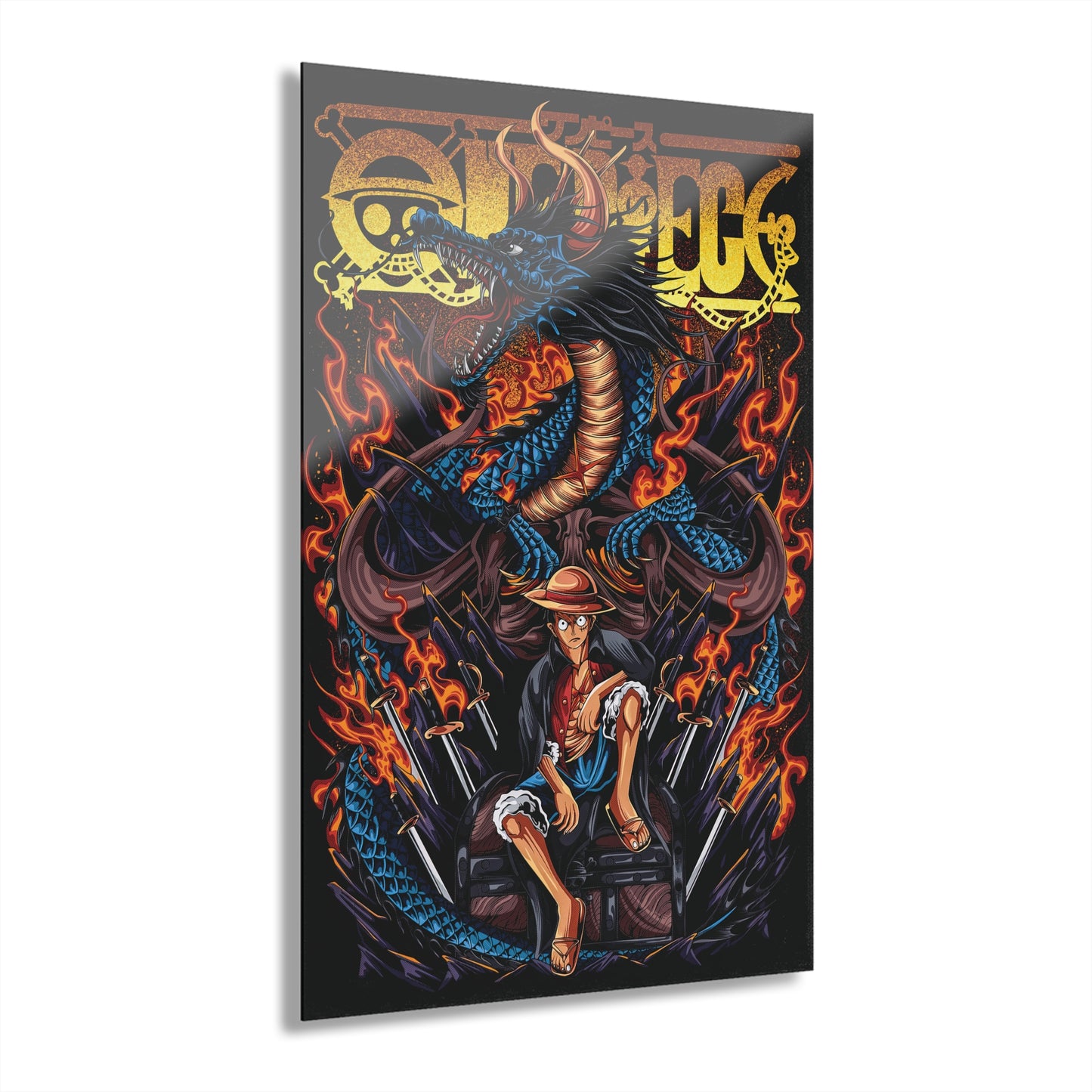 Luffy Vs Kaido IV Acrylic Print